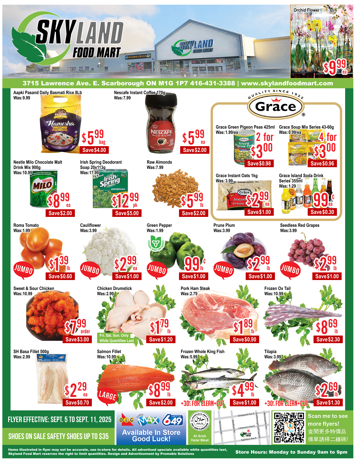 skyland-food-mart - Skyland Food Mart flyer valid from 09-05 - 09-11