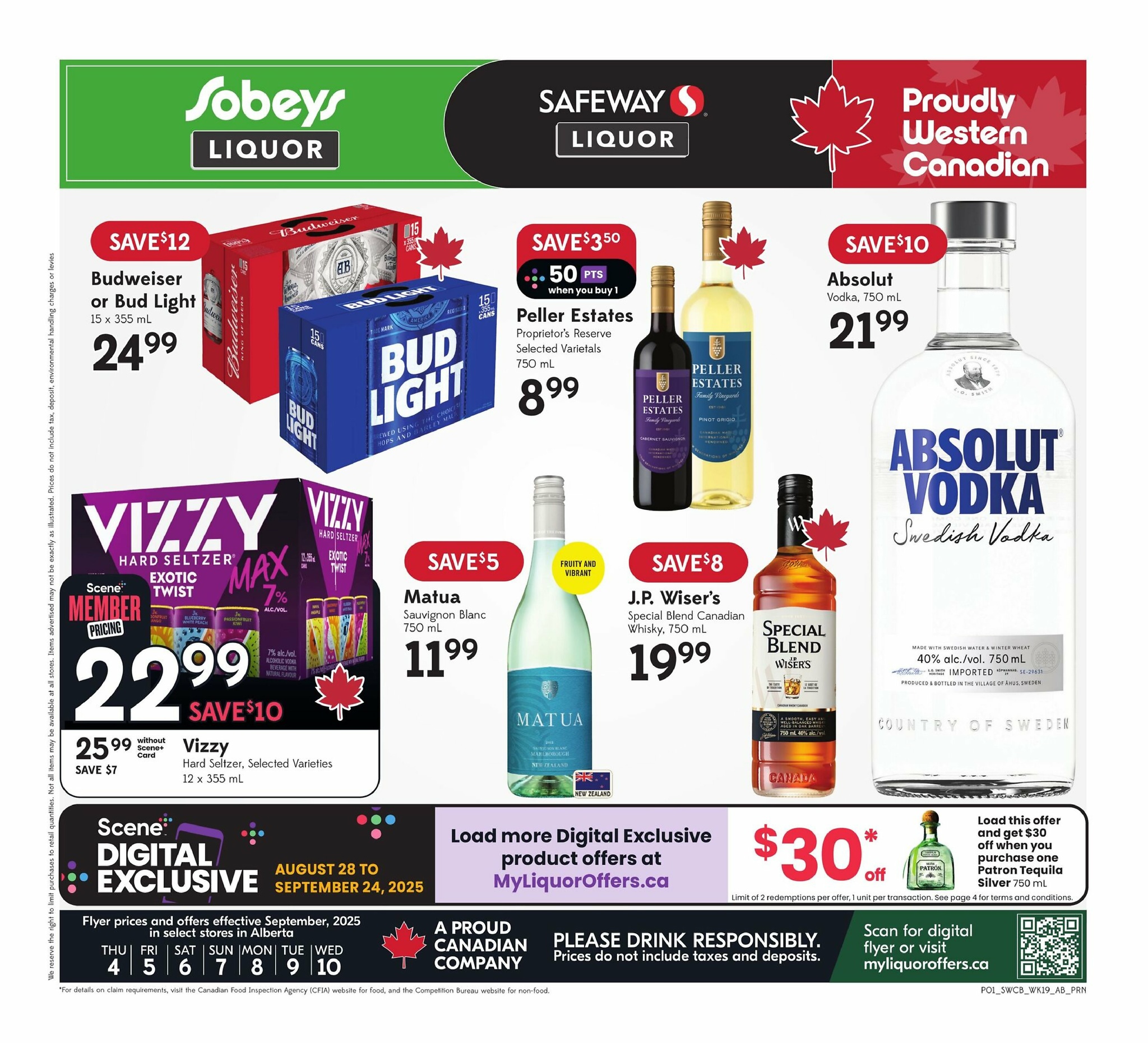 sobeys-liquor - Sobeys Liquor flyer valid from 09-04 - 09-10 - page: 1