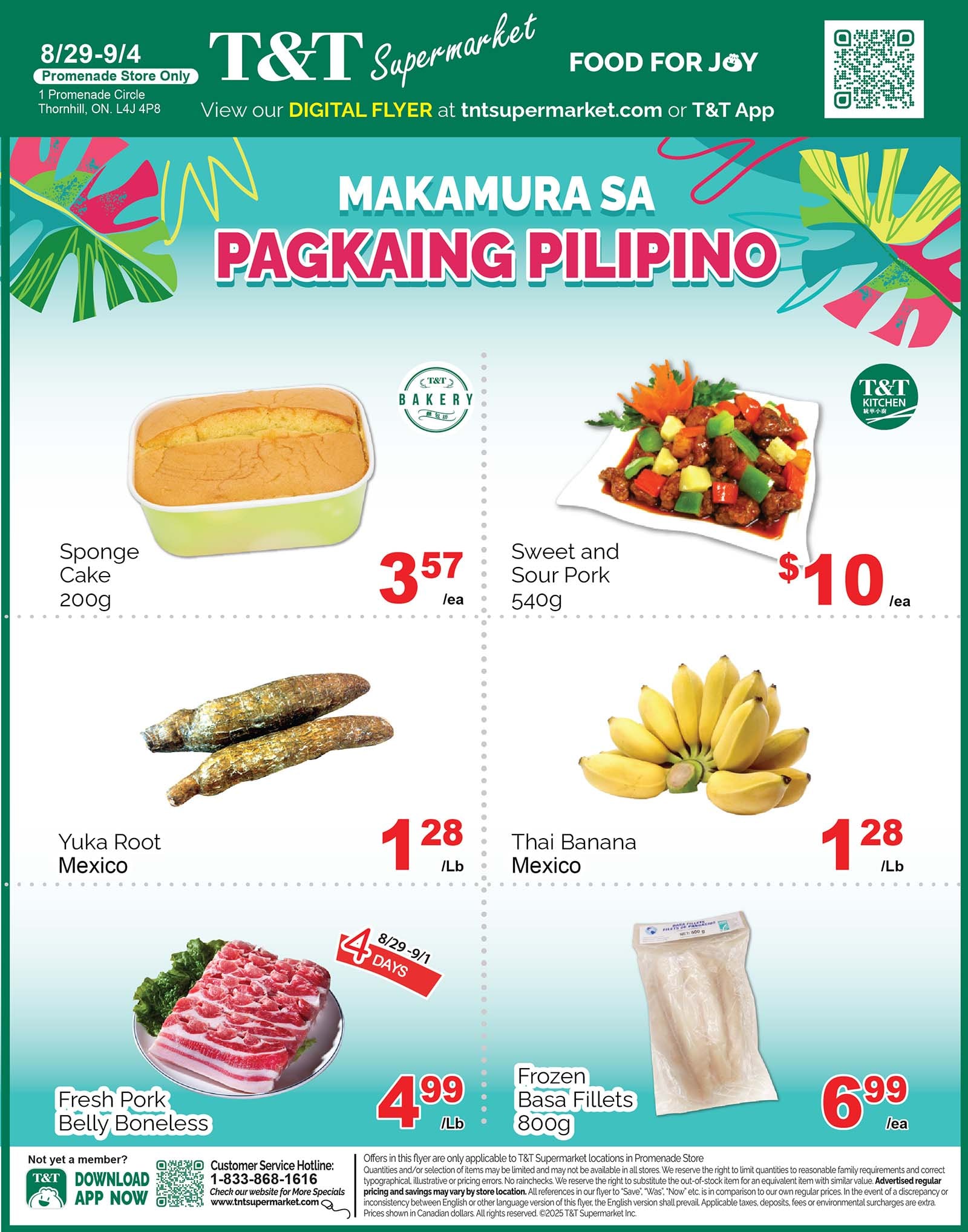t-t - T&T - Promenade Store Only flyer valid from 08-29 - 09-04