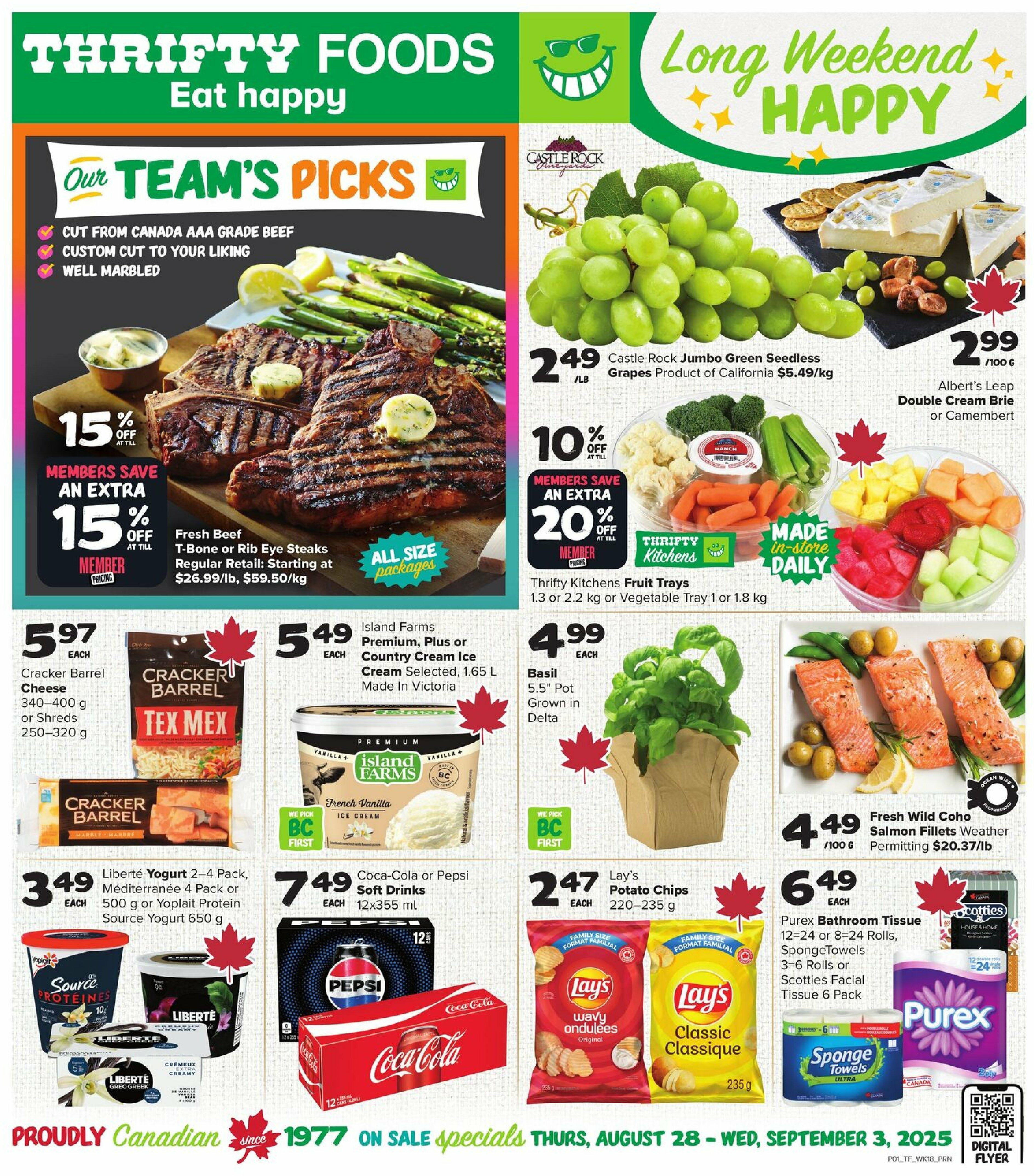 thrifty-foods - Thrifty Foods flyer valid from 08-28 - 09-03