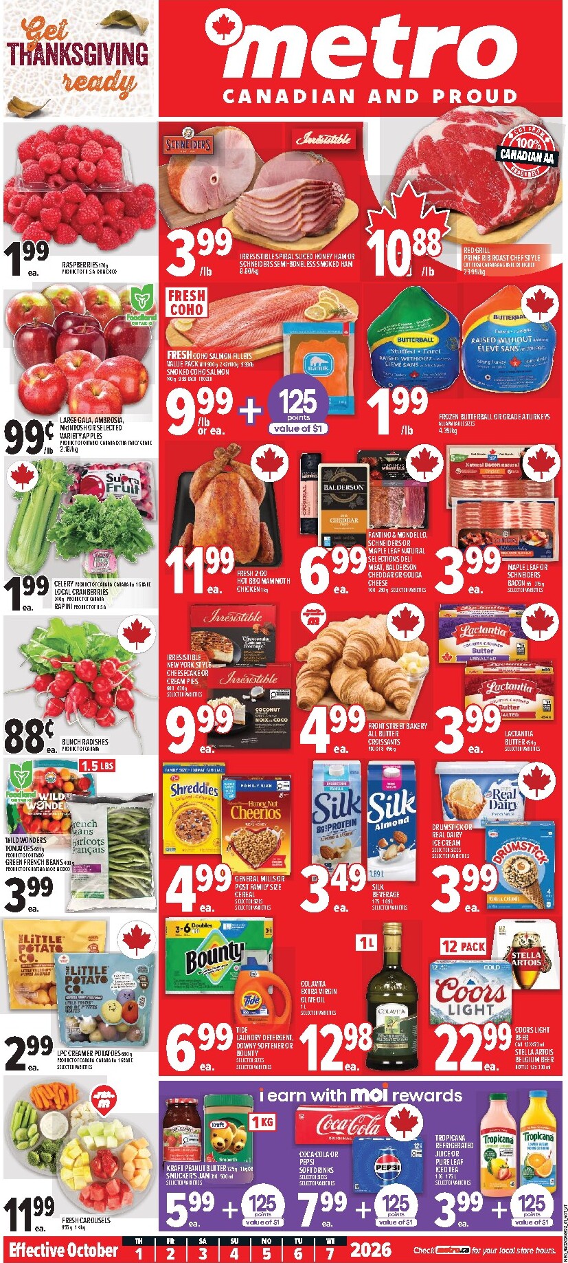 metro - New Metro - Thanksgiving Specials Flyer for This Week – 2026-10-01 to 2026-10-07