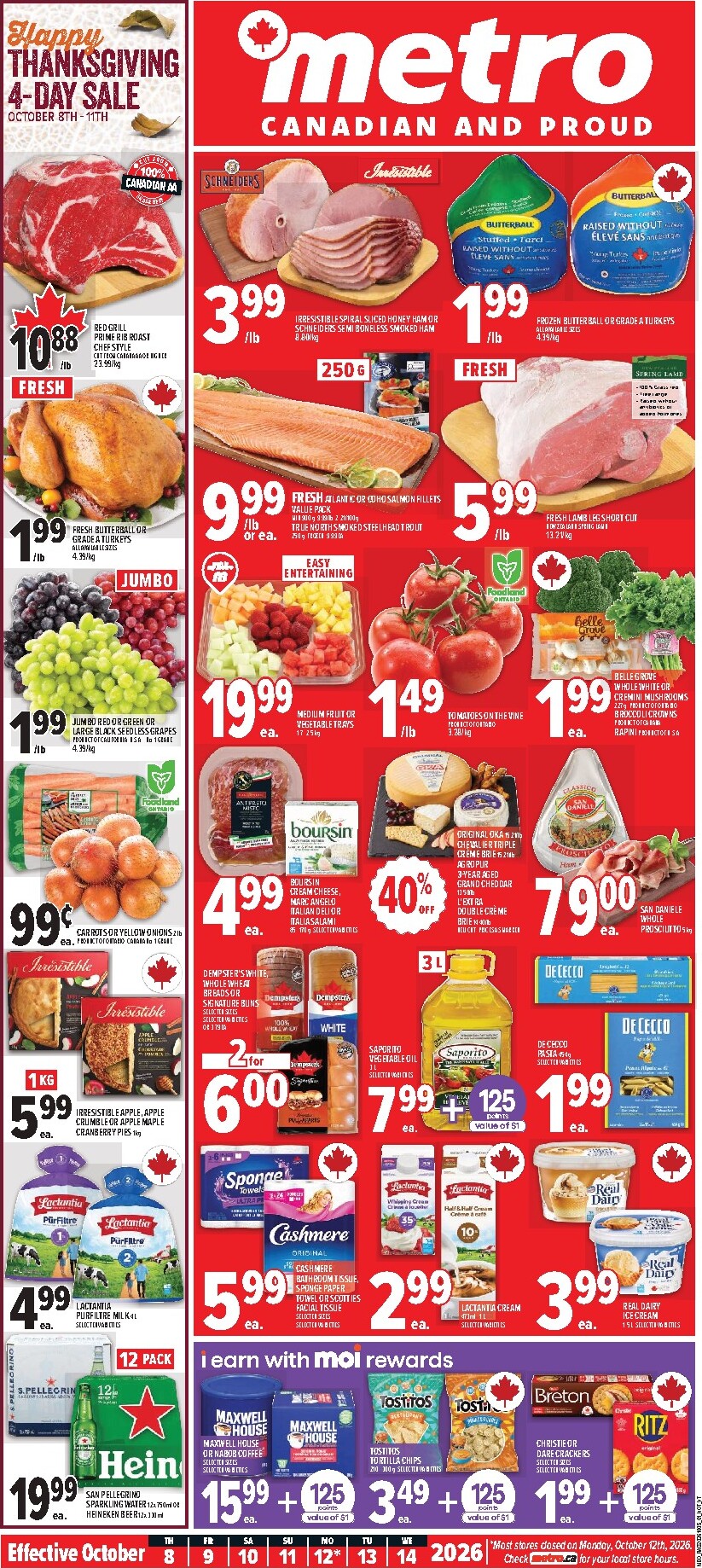 metro - New Metro - Thanksgiving Sale Flyer for This Week – 2026-10-08 to 2026-10-14