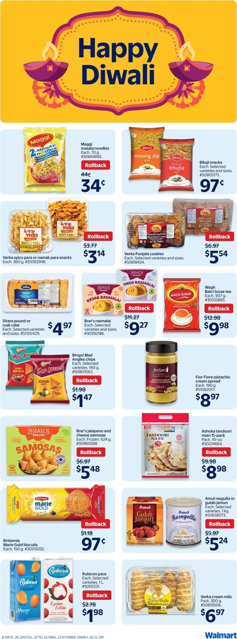 walmart - New Walmart - Diwali Flyer for This Week – 2026-10-15 to 2026-11-11 - page: 12