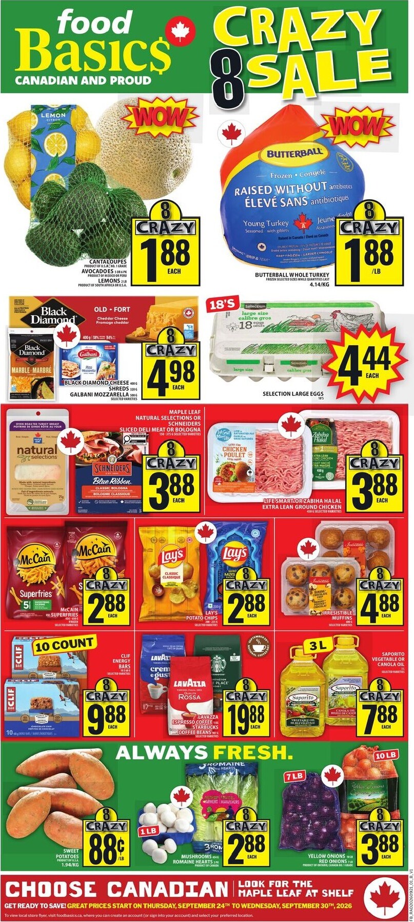 food-basics - Food Basics Flyer Valid from 2026-09-24 to 2026-09-30