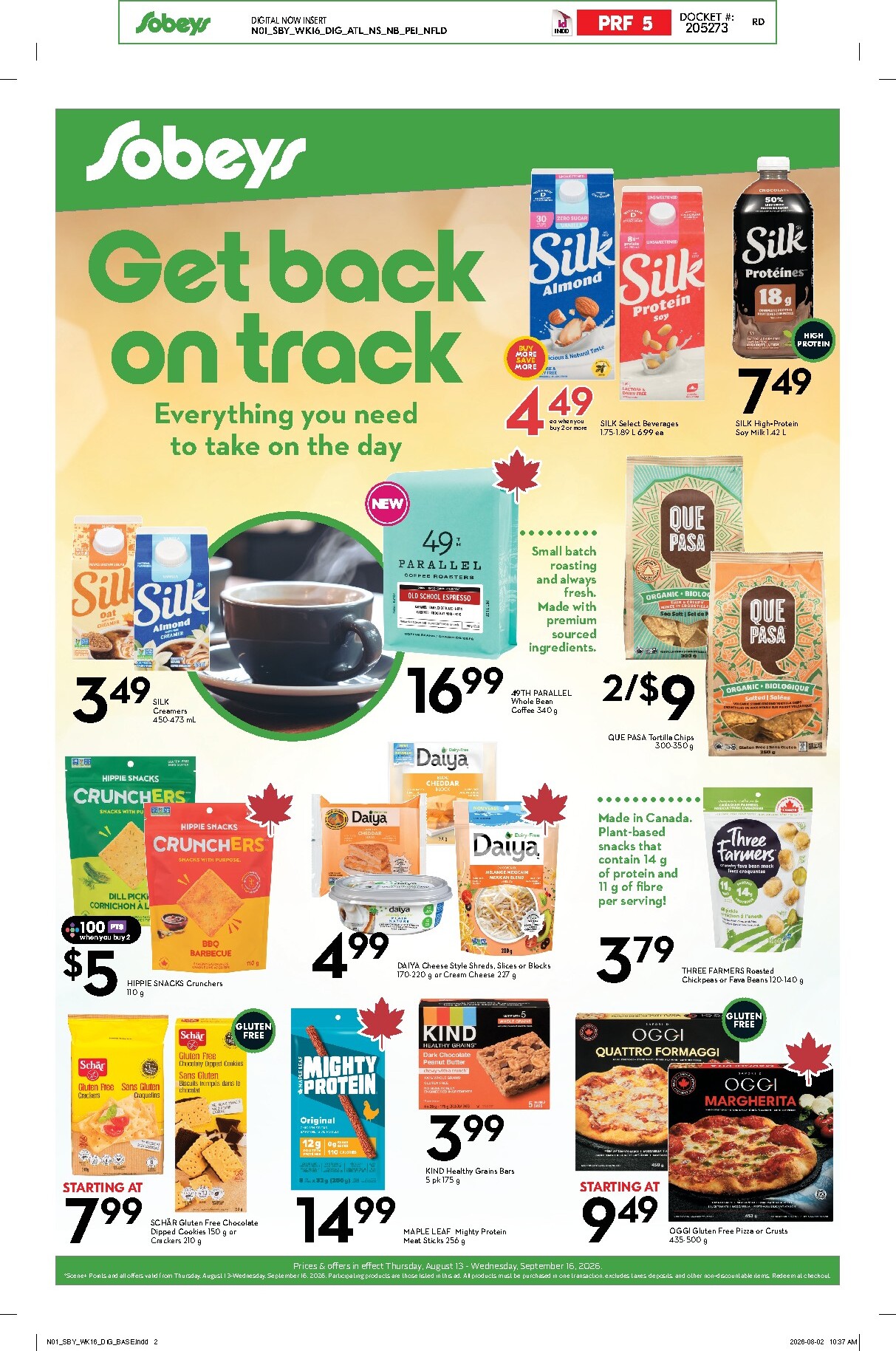 sobeys - Sobeys - Natural and Wellness Booklet Flyer Valid from 2026-08-13 to 2026-09-16