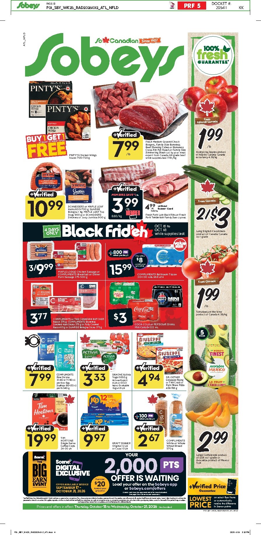 sobeys - New Sobeys Flyer for This Week – 2026-10-15 to 2026-10-21 - page: 1