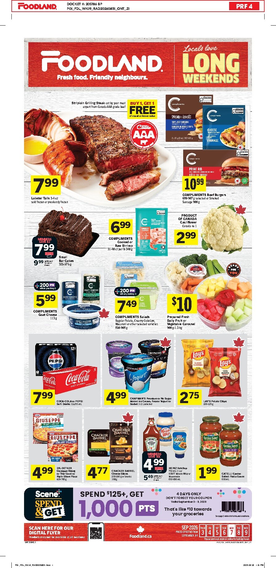 foodland - New Foodland Flyer for This Week – 2026-09-03 to 2026-09-09