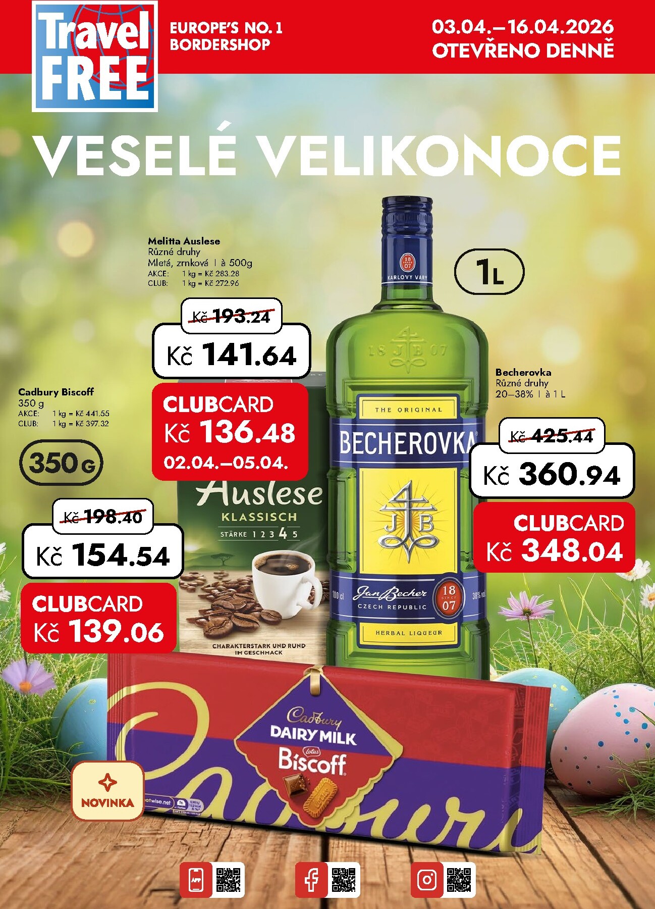 travel-free - Travel FREE leták platný od pátku 03.04.2026 do čtvrtka 16.04.2026