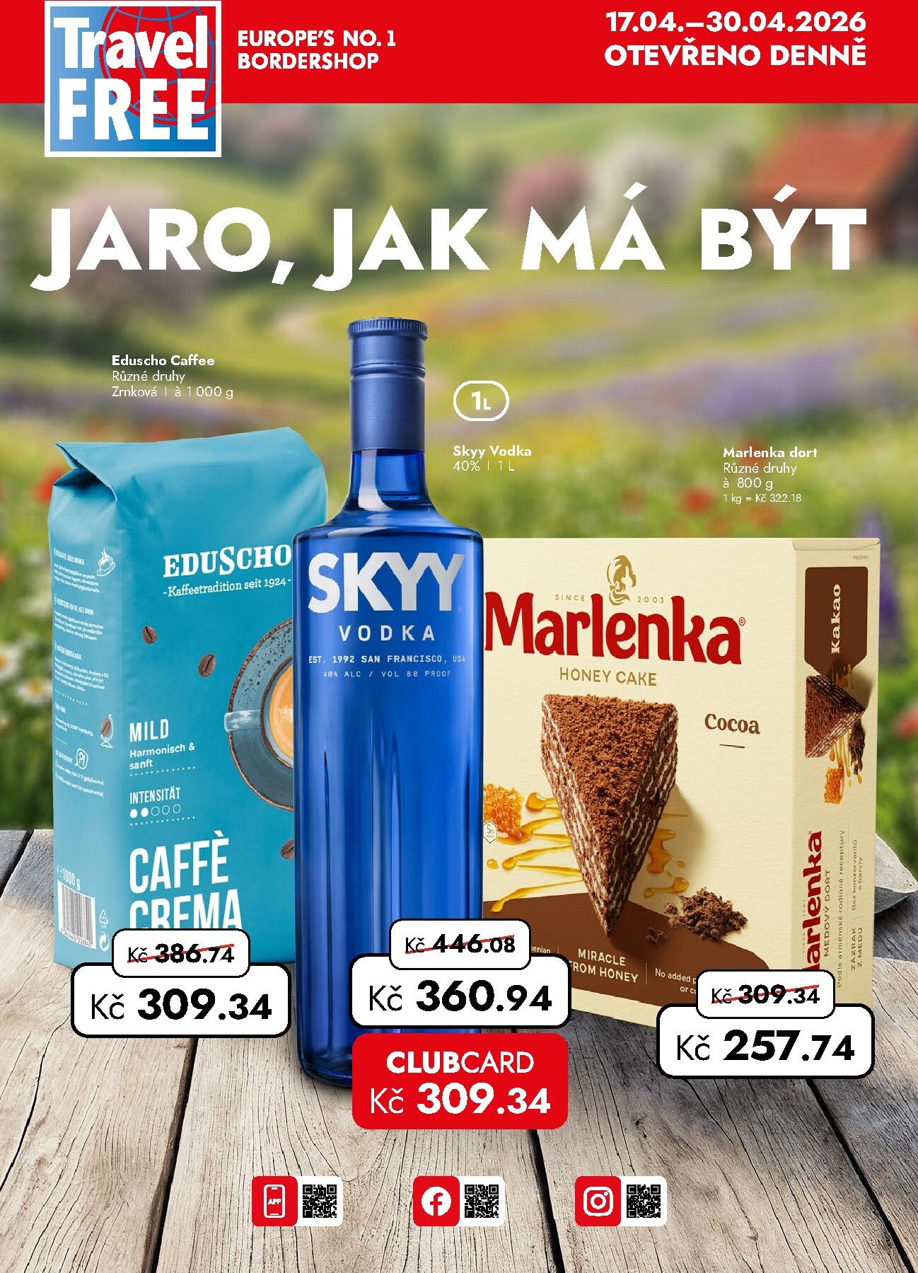 travel-free - Aktuální Travel FREE leták platný od pátku 17.04.2026 do čtvrtka 30.04.2026