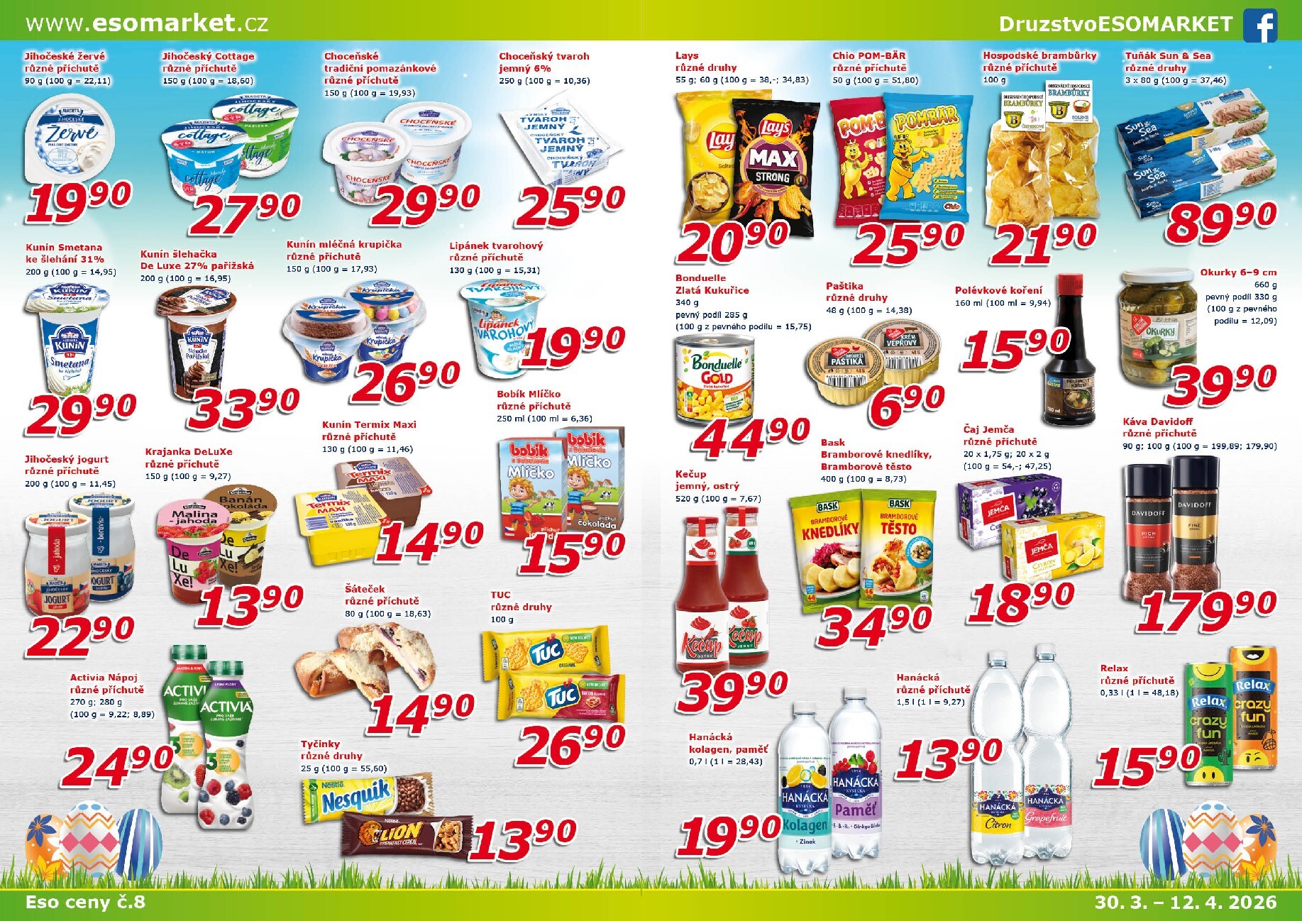 eso-market - ESO MARKET leták platný od pondělí 30.03.2026 do neděle 12.04.2026 - page: 4