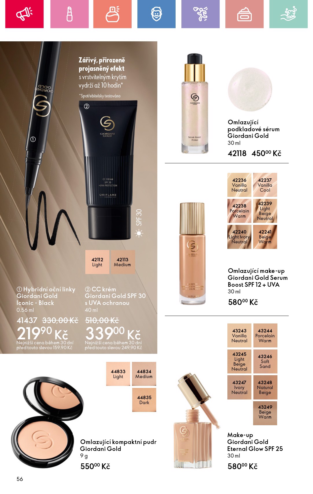 oriflame - Leták Oriflame od 17.08. do 06.09. - page: 56