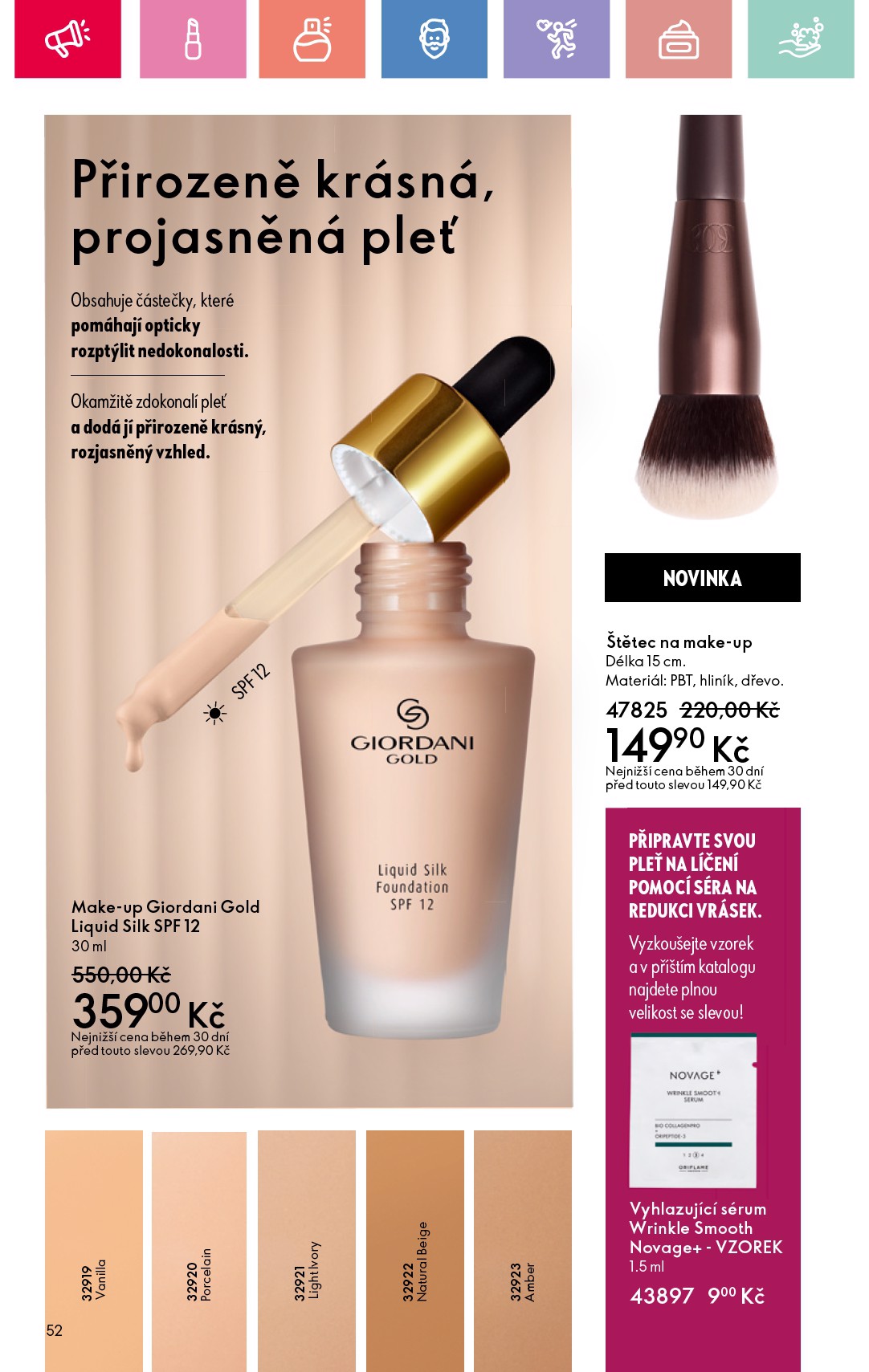 oriflame - Leták Oriflame od 17.08. do 06.09. - page: 52