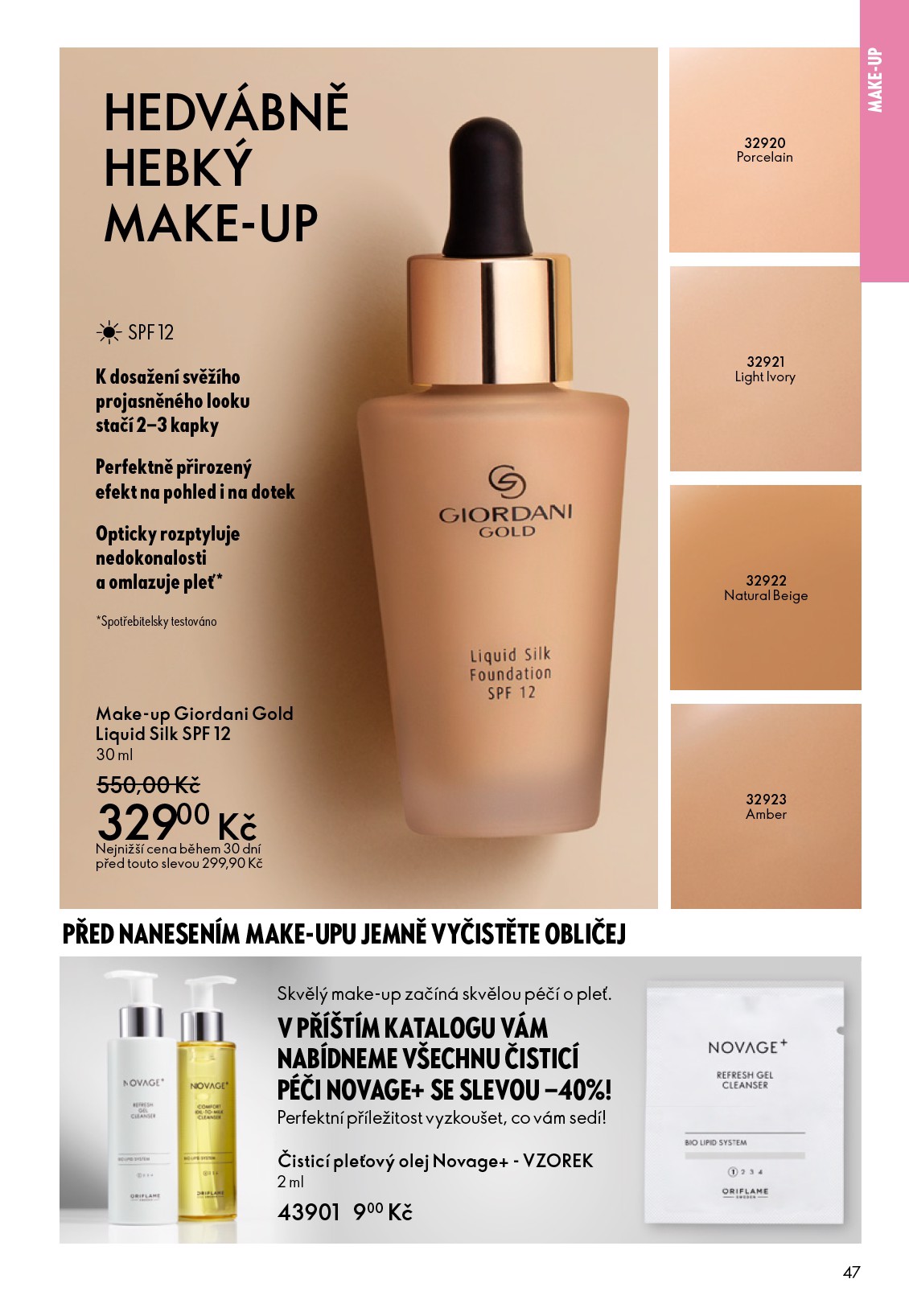 oriflame - Aktuální leták Oriflame od 30.12. do 20.01. - page: 47