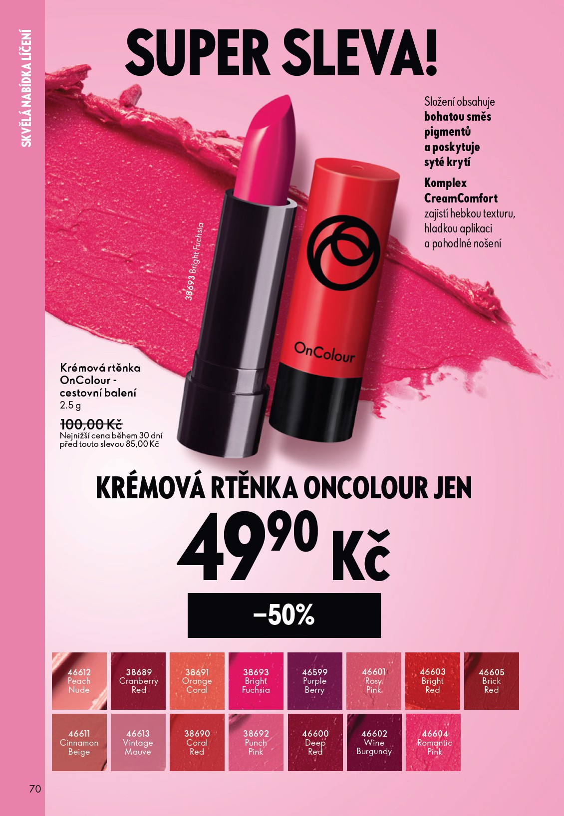 oriflame - Oriflame leták platný od středy 11.02.2026 do úterý 03.03.2026 - page: 70