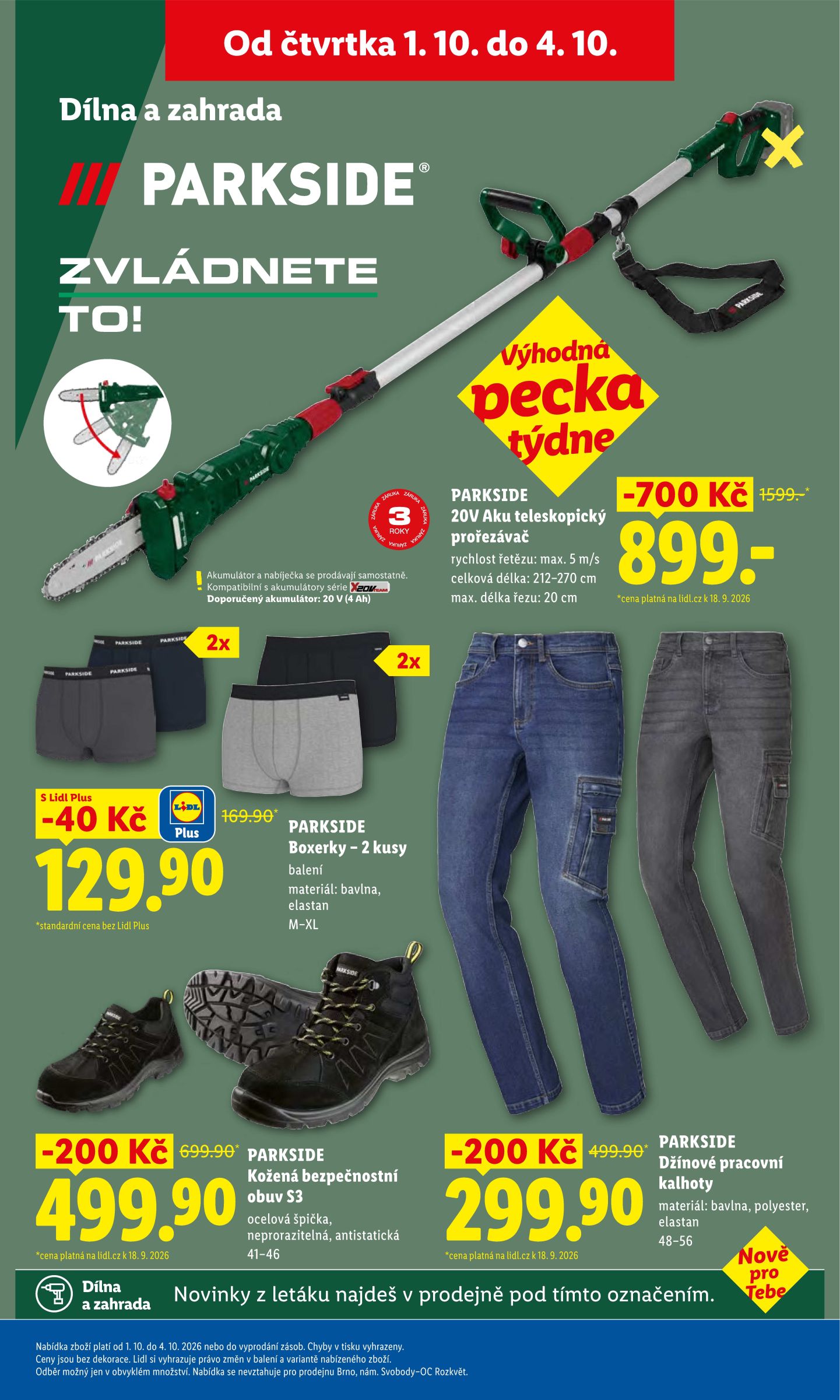 lidl - Lidl - Spotřební zboží leták na příští týden od úterý 29.09.2026 do neděle 04.10.2026 - page: 14