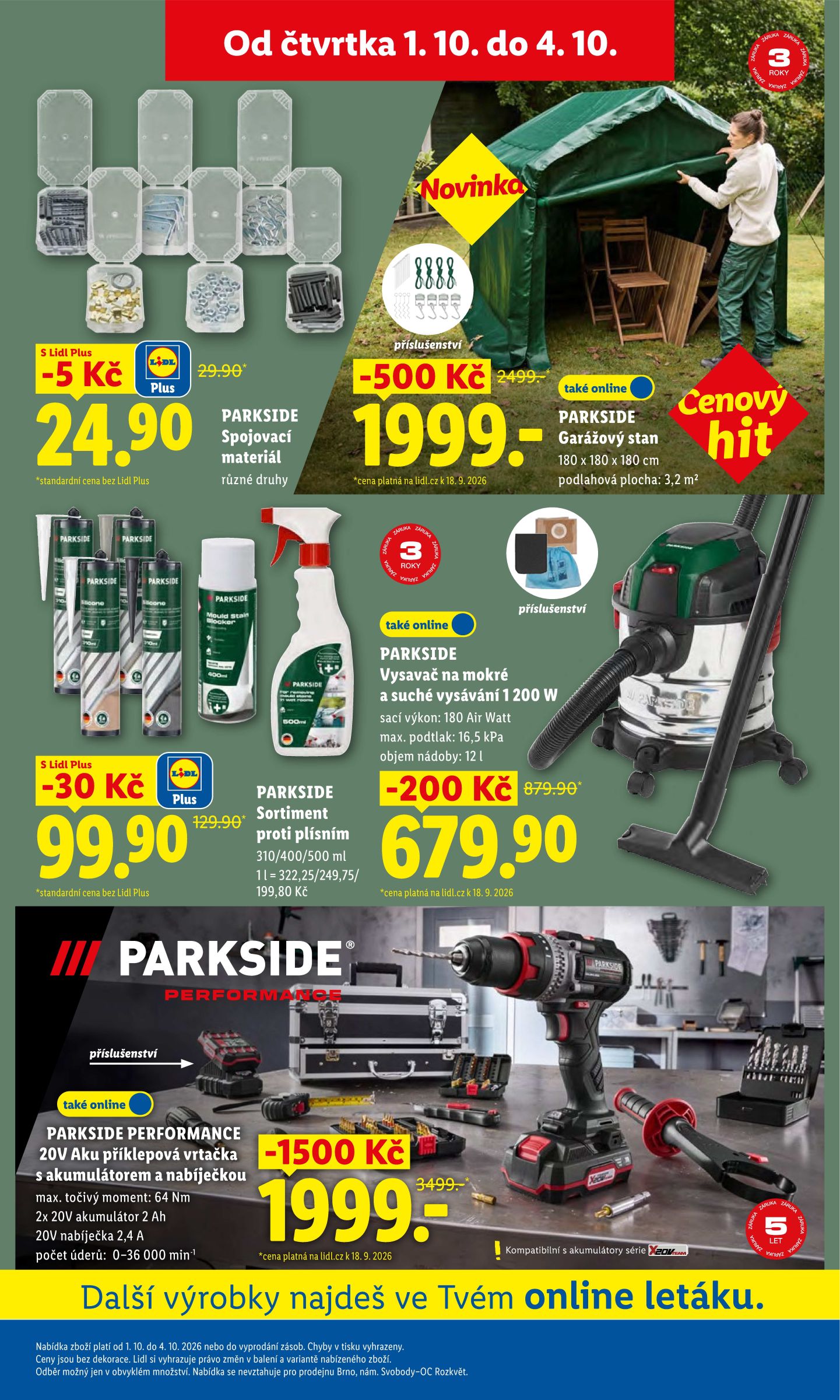 lidl - Lidl - Spotřební zboží leták na příští týden od úterý 29.09.2026 do neděle 04.10.2026 - page: 16