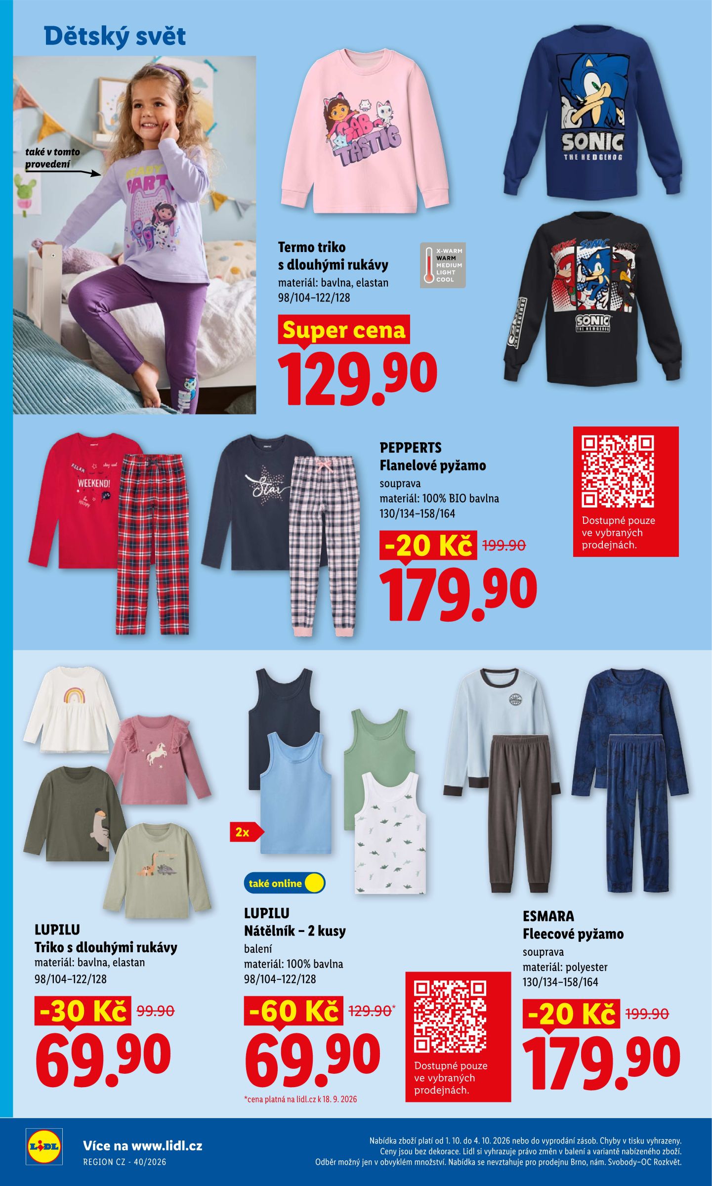 lidl - Lidl - Spotřební zboží leták na příští týden od úterý 29.09.2026 do neděle 04.10.2026 - page: 22