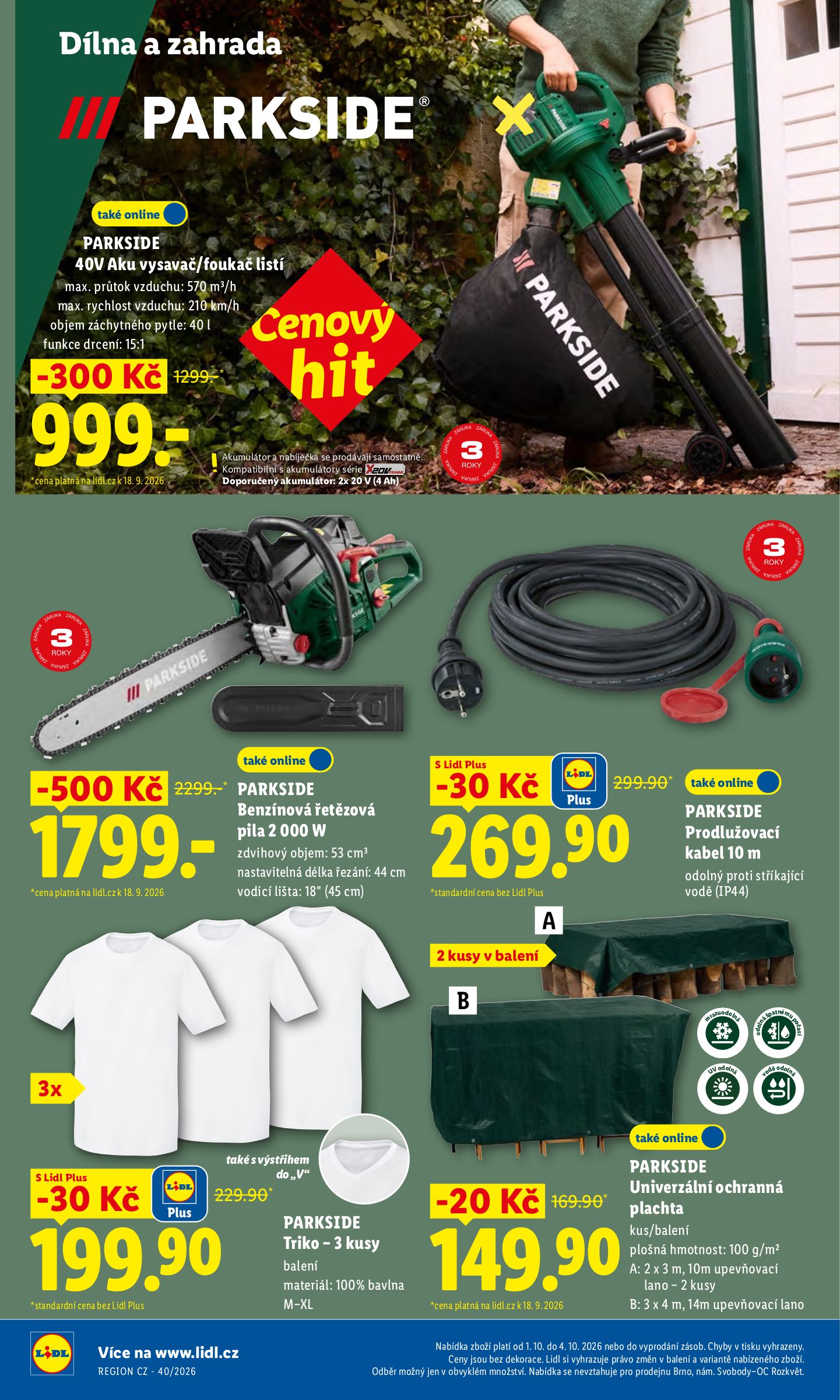 lidl - Aktuální Lidl leták platný od čtvrtka 01.10.2026 do neděle 04.10.2026 - page: 44