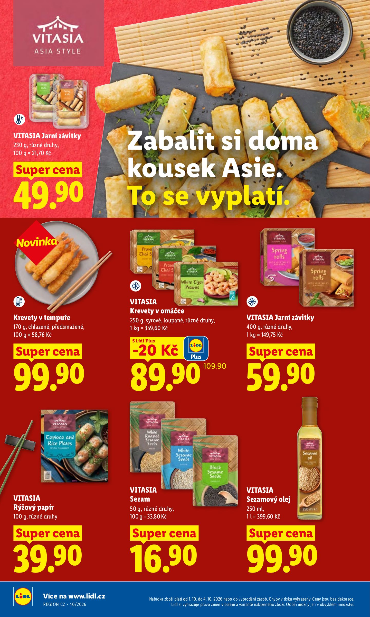 lidl - Aktuální Lidl leták platný od čtvrtka 01.10.2026 do neděle 04.10.2026 - page: 22