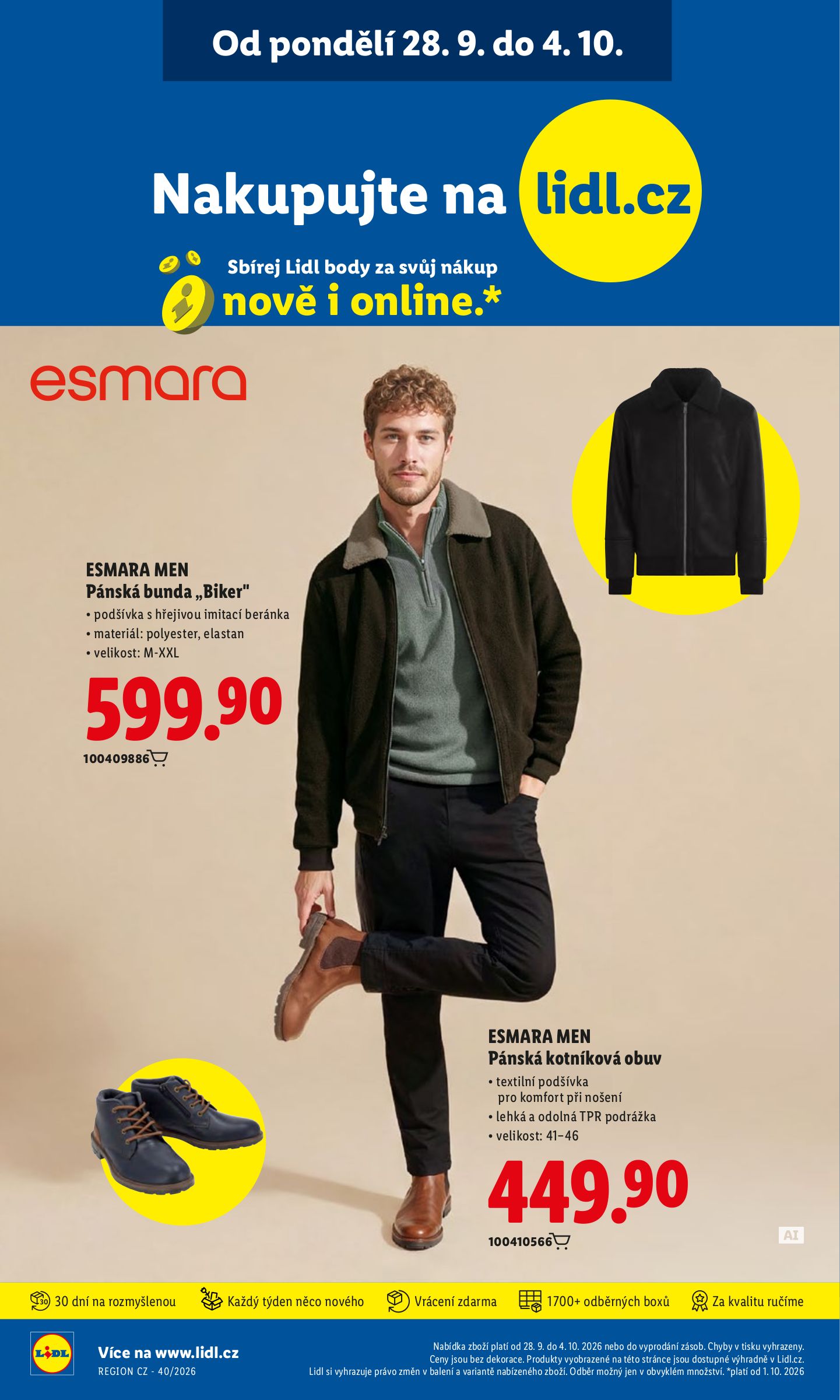lidl - Aktuální Lidl leták platný od čtvrtka 01.10.2026 do neděle 04.10.2026 - page: 40