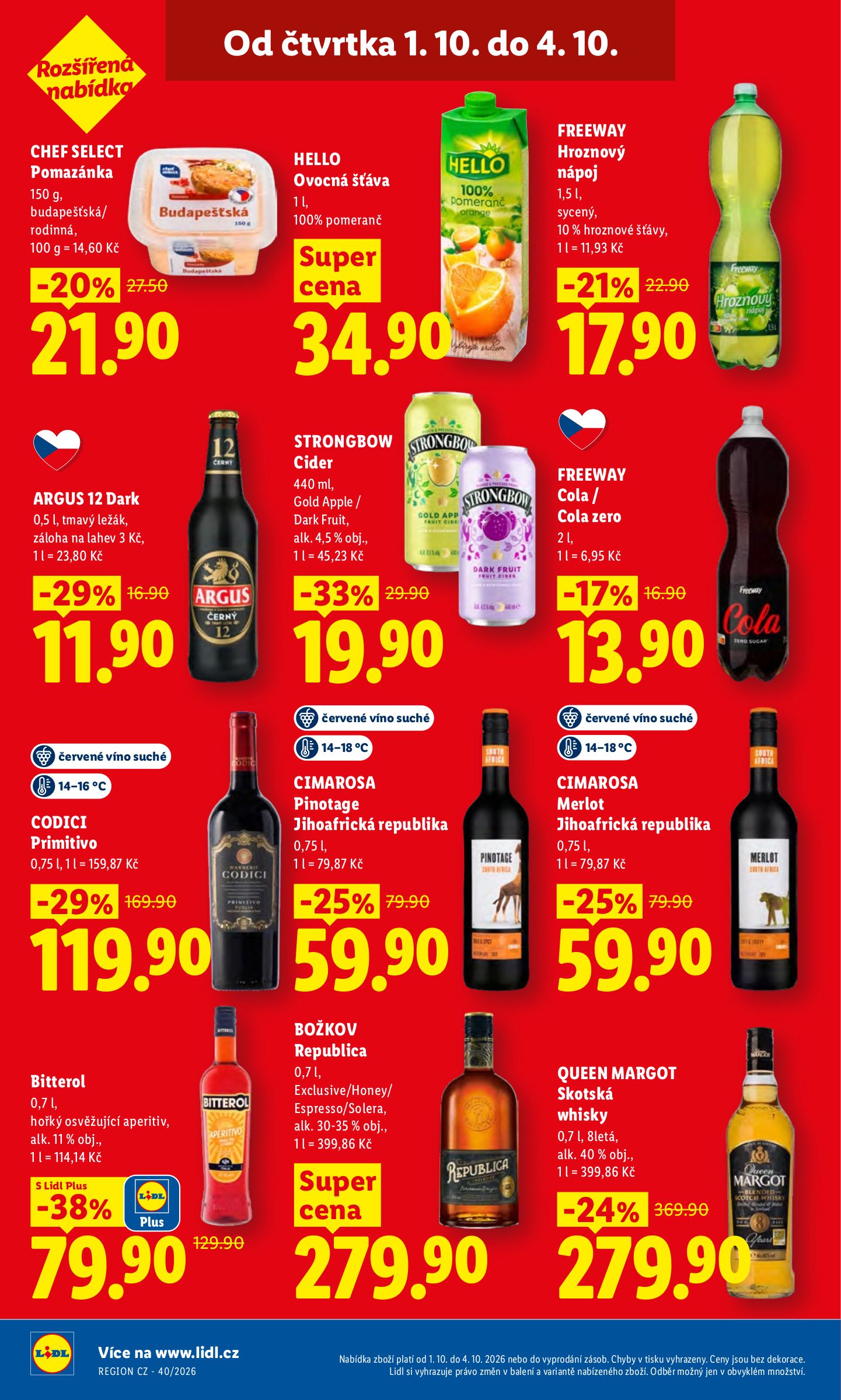 lidl - Aktuální Lidl leták platný od čtvrtka 01.10.2026 do neděle 04.10.2026 - page: 34