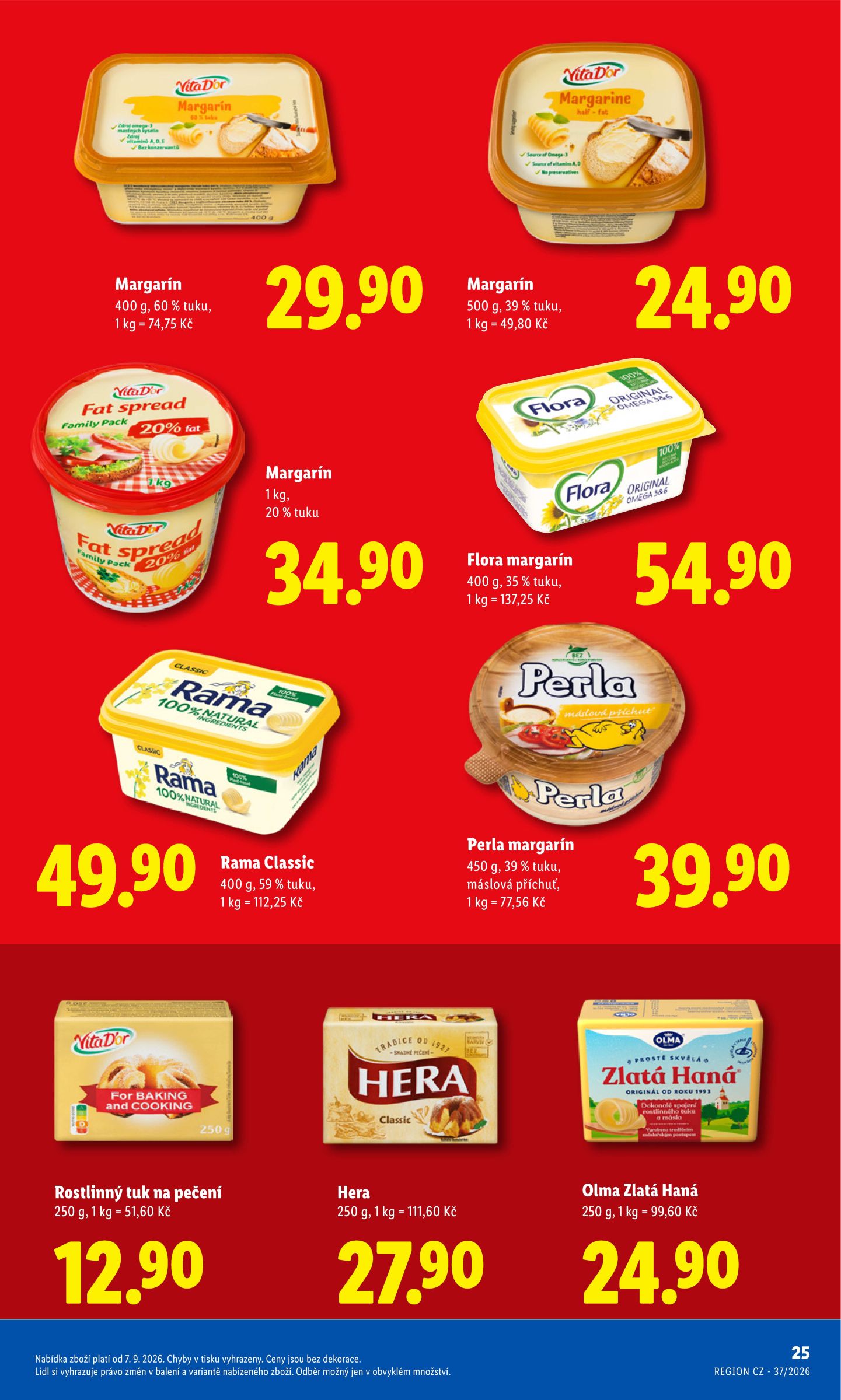 lidl - Aktuální Lidl - Ceny v klidu leták platný od pondělí 07.09.2026 do pondělí 30.11.2026 - page: 25