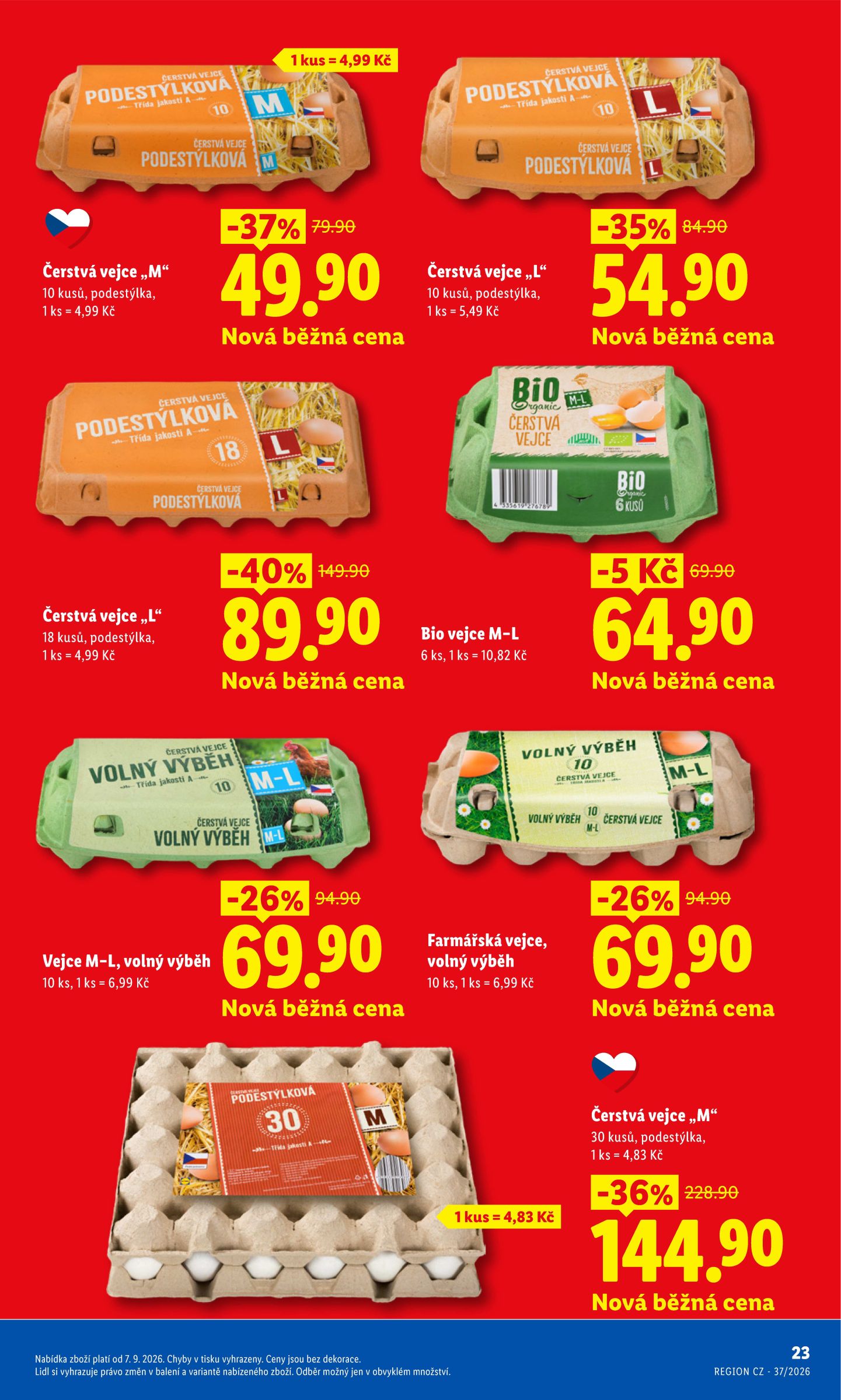 lidl - Aktuální Lidl - Ceny v klidu leták platný od pondělí 07.09.2026 do pondělí 30.11.2026 - page: 23