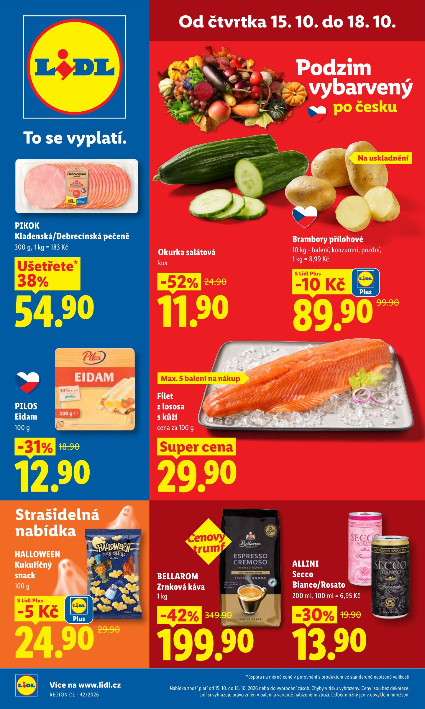 lidl - Lidl leták na příští týden od čtvrtka 15.10.2026 do neděle 18.10.2026