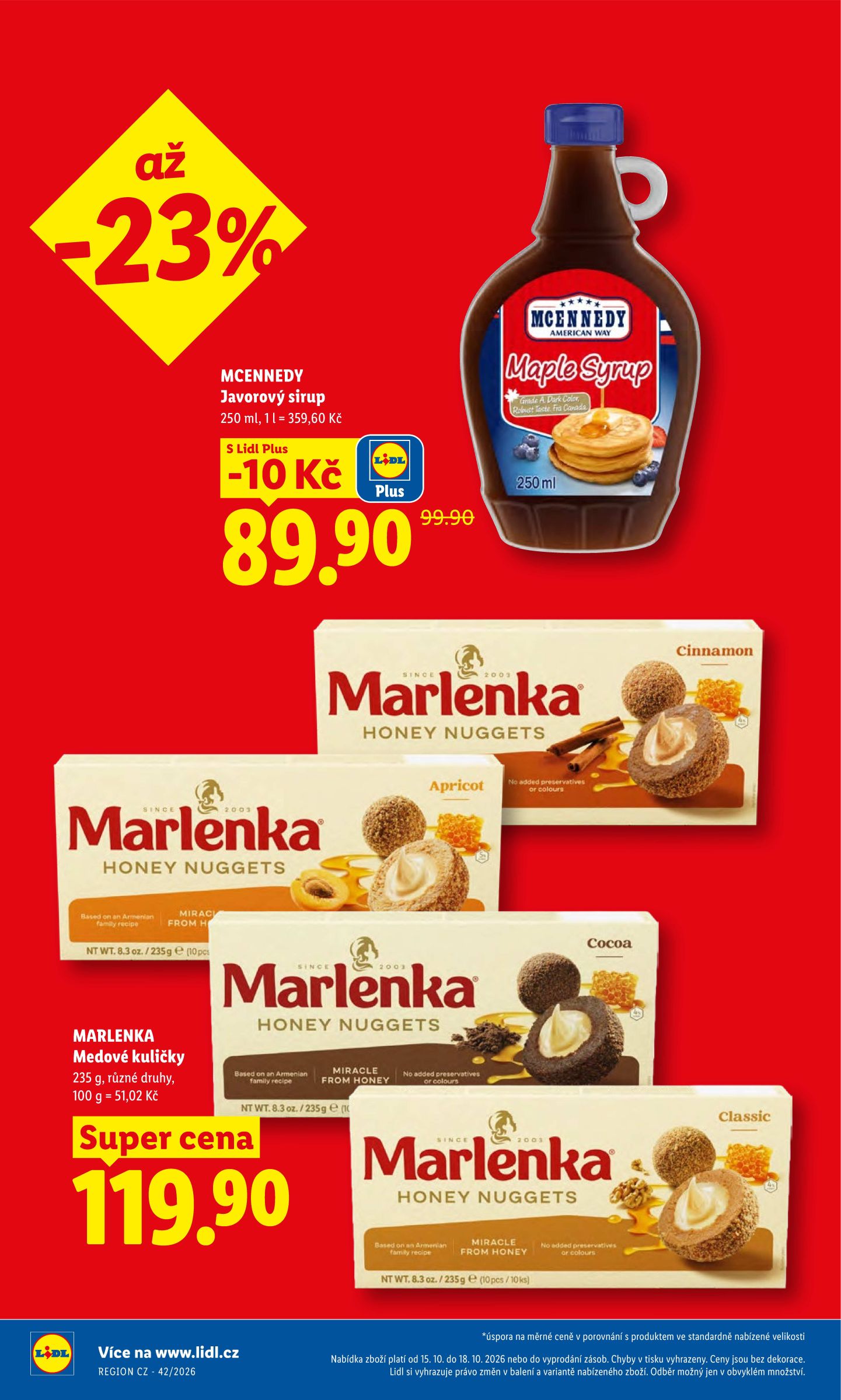 lidl - Lidl leták na příští týden od čtvrtka 15.10.2026 do neděle 18.10.2026 - page: 6