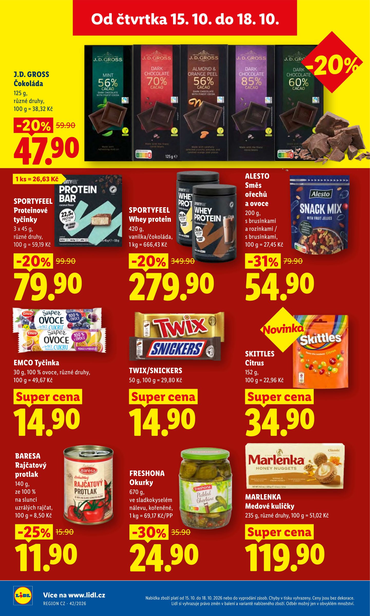 lidl - Lidl leták na příští týden od čtvrtka 15.10.2026 do neděle 18.10.2026 - page: 24