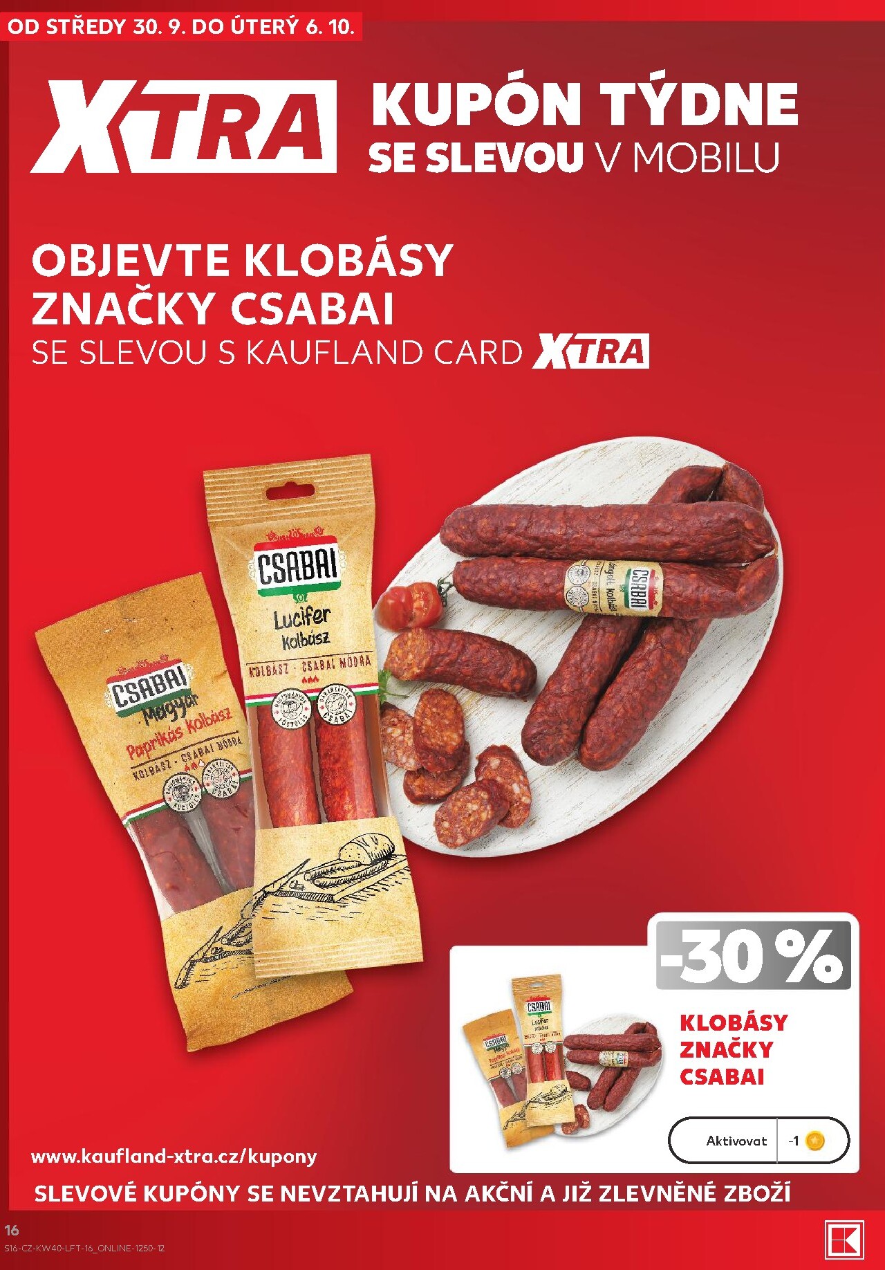 kaufland - Budoucí Kaufland - Brno leták platný od středy 30.09.2026 do úterý 06.10.2026 - page: 16
