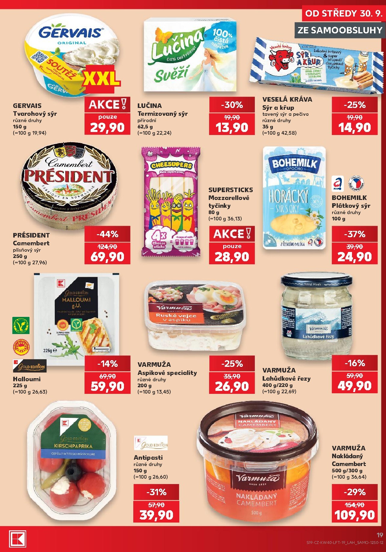 kaufland - Budoucí Kaufland - Brno leták platný od středy 30.09.2026 do úterý 06.10.2026 - page: 19