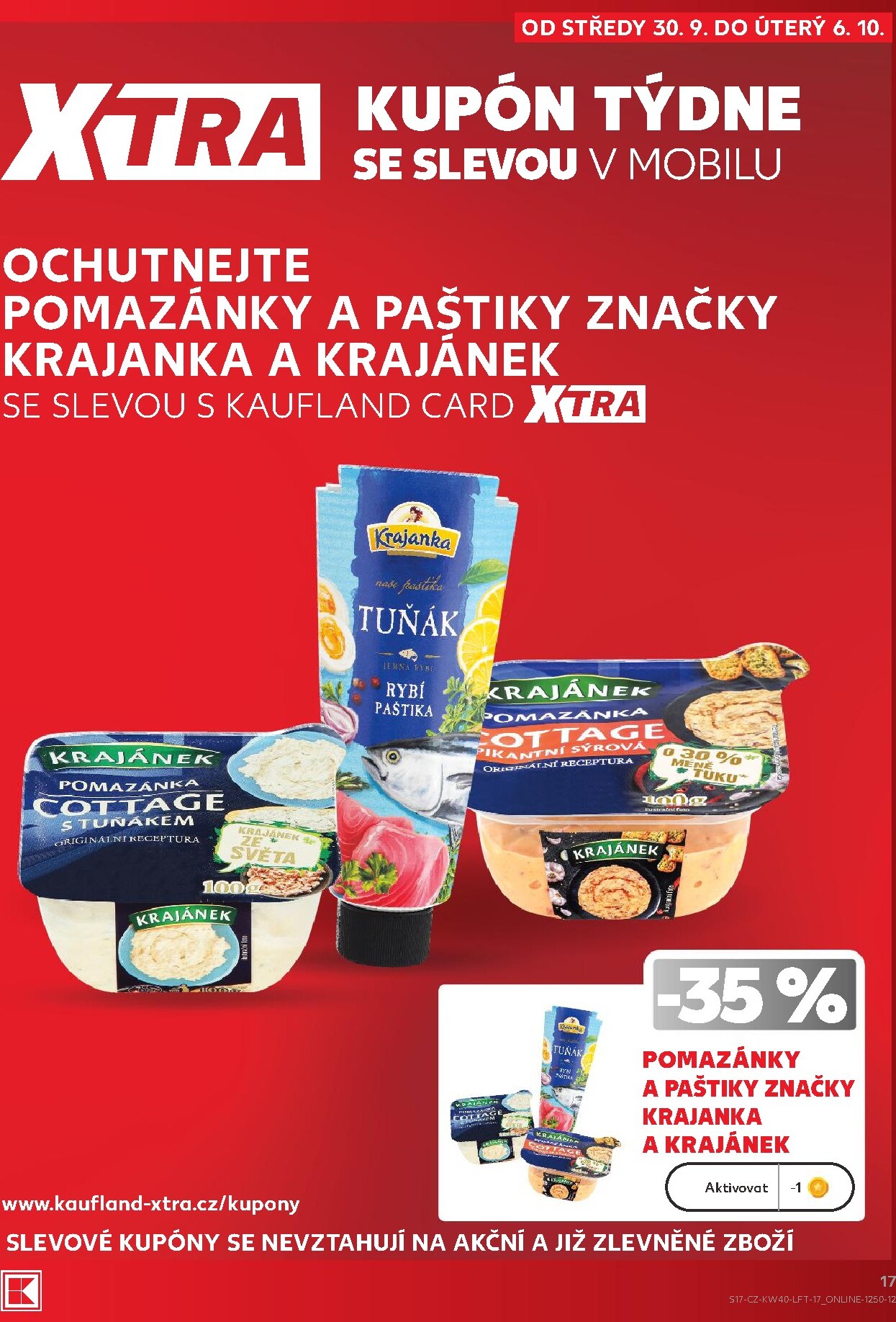 kaufland - Budoucí Kaufland - Brno leták platný od středy 30.09.2026 do úterý 06.10.2026 - page: 17