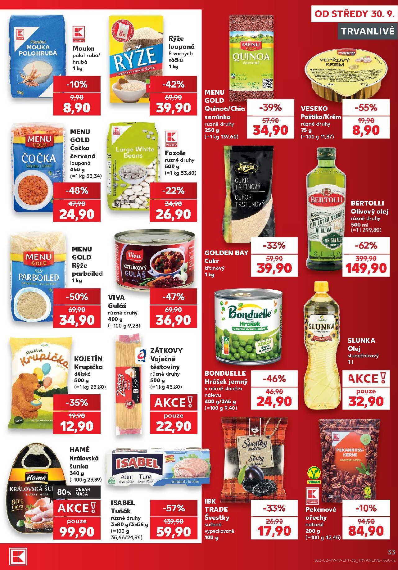kaufland - Budoucí Kaufland - Brno leták platný od středy 30.09.2026 do úterý 06.10.2026 - page: 33