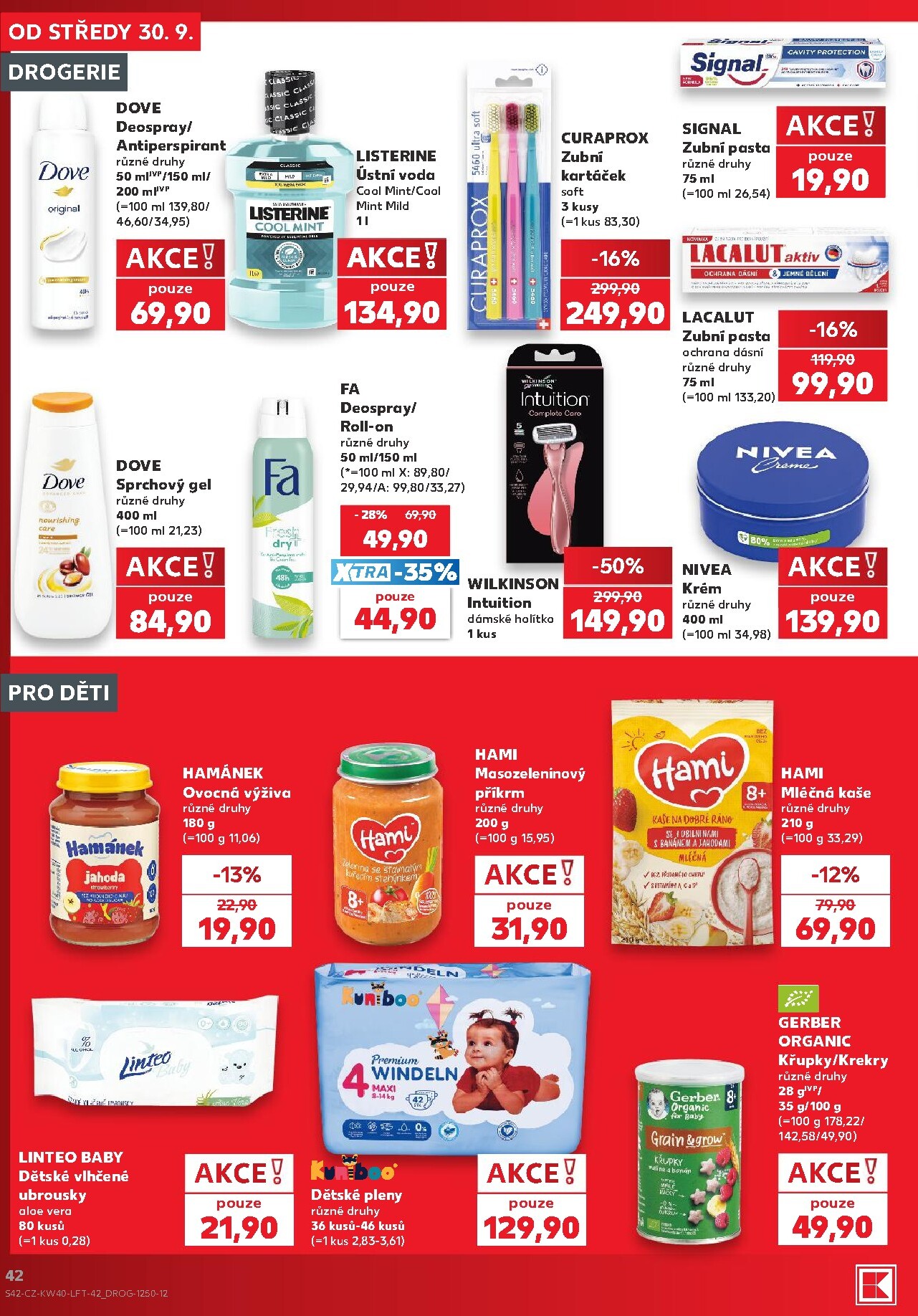 kaufland - Budoucí Kaufland - Kolín leták platný od středy 30.09.2026 do úterý 06.10.2026 - page: 42