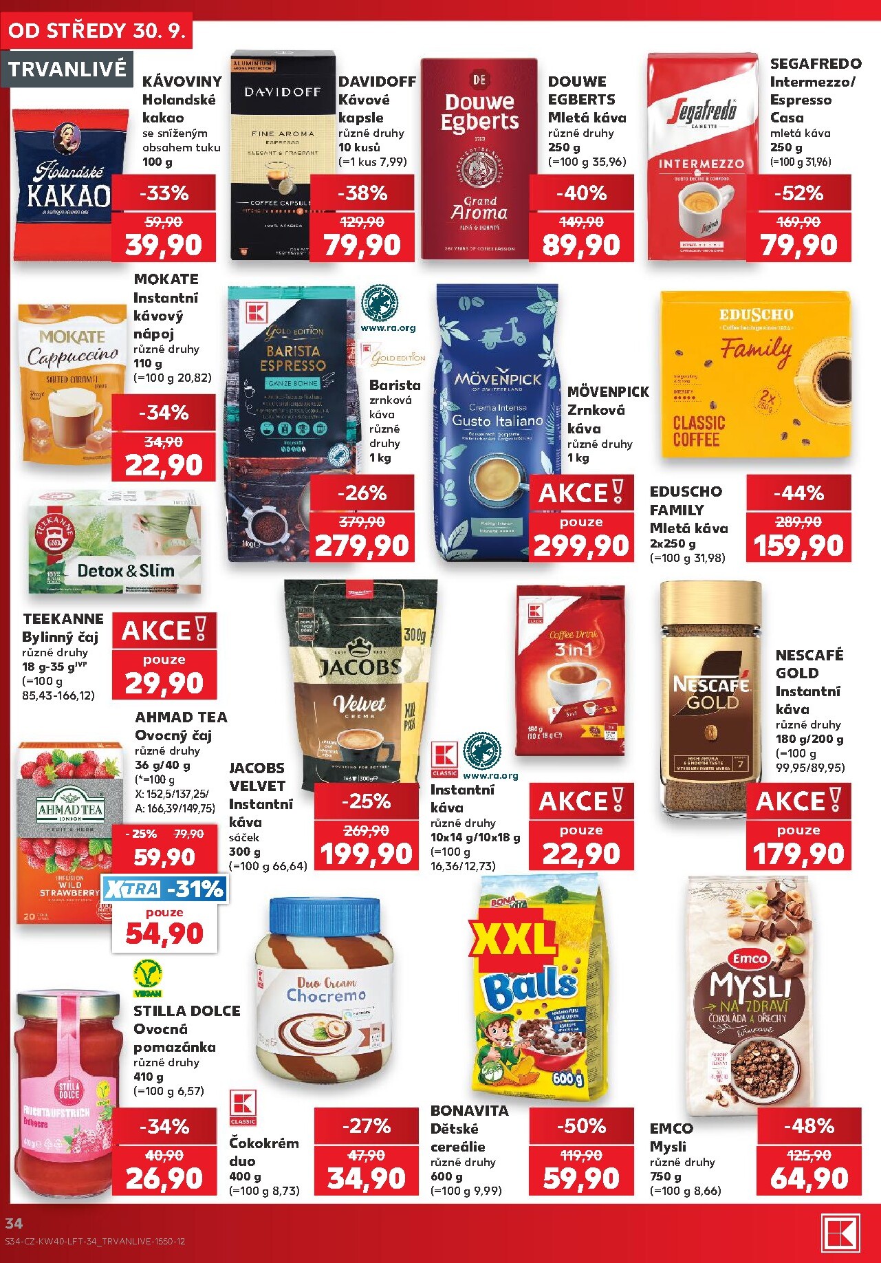 kaufland - Budoucí Kaufland - Kolín leták platný od středy 30.09.2026 do úterý 06.10.2026 - page: 34