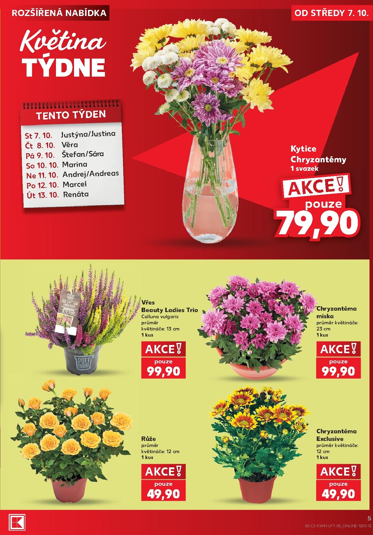 kaufland - Budoucí Kaufland - Praha 4 leták platný od středy 07.10.2026 do úterý 13.10.2026 - page: 5