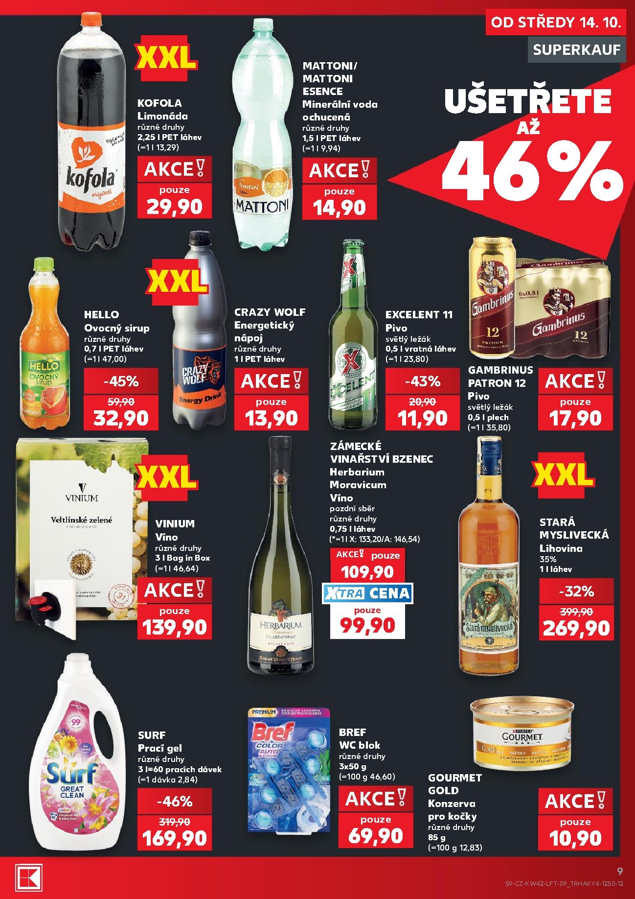 kaufland - Kaufland - Ostrava leták na příští týden od středy 14.10.2026 do úterý 20.10.2026 - page: 9