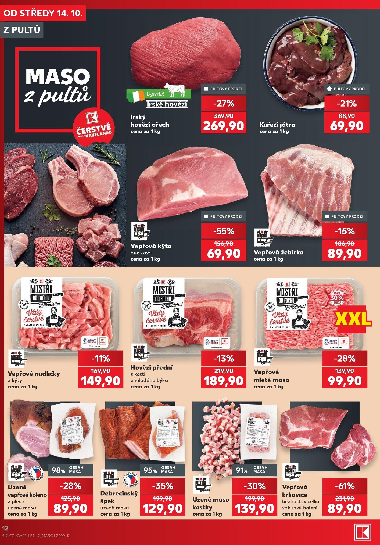 kaufland - Kaufland - Ostrava leták na příští týden od středy 14.10.2026 do úterý 20.10.2026 - page: 12