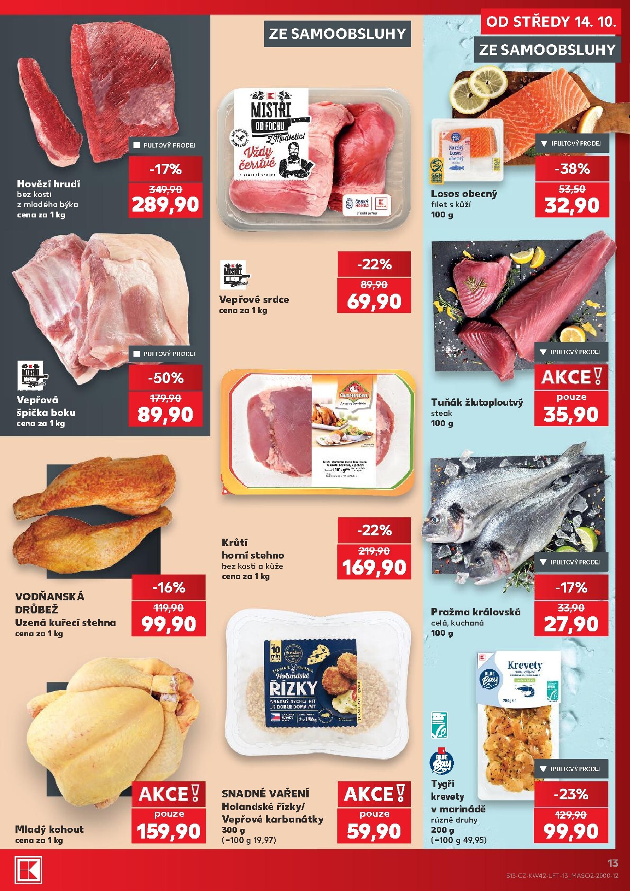 kaufland - Kaufland - Ostrava leták na příští týden od středy 14.10.2026 do úterý 20.10.2026 - page: 13