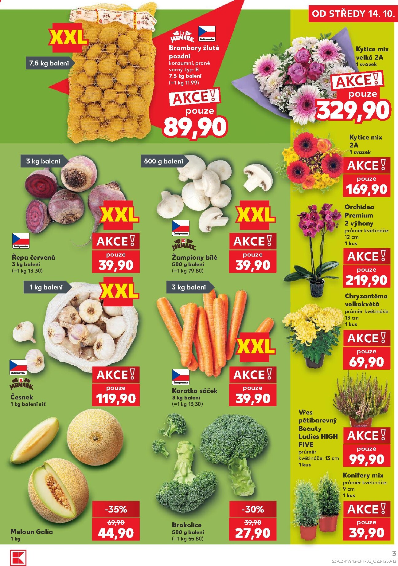 kaufland - Kaufland - Kolín leták na příští týden od středy 14.10.2026 do úterý 20.10.2026 - page: 3