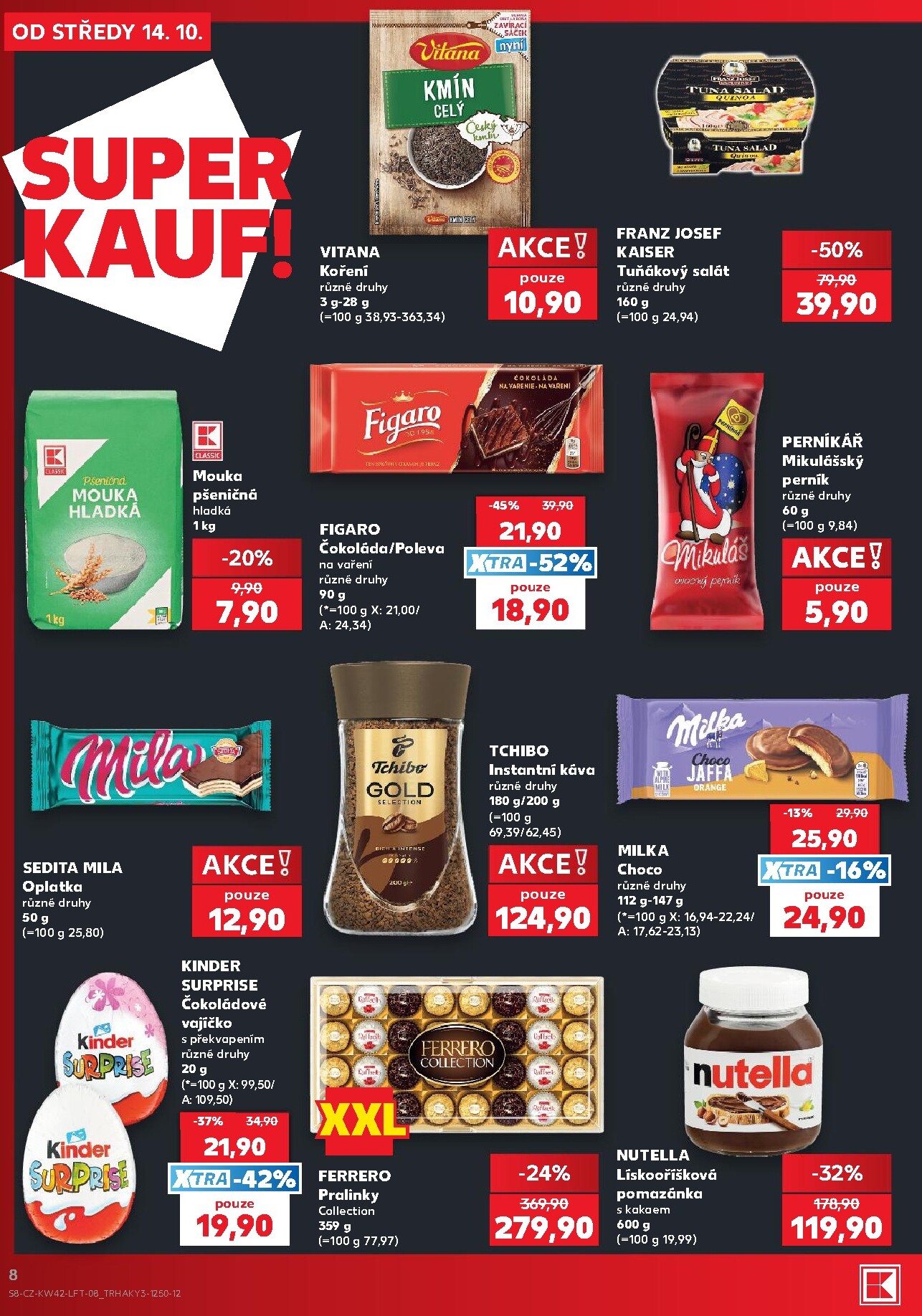 kaufland - Kaufland - Kolín leták na příští týden od středy 14.10.2026 do úterý 20.10.2026 - page: 8