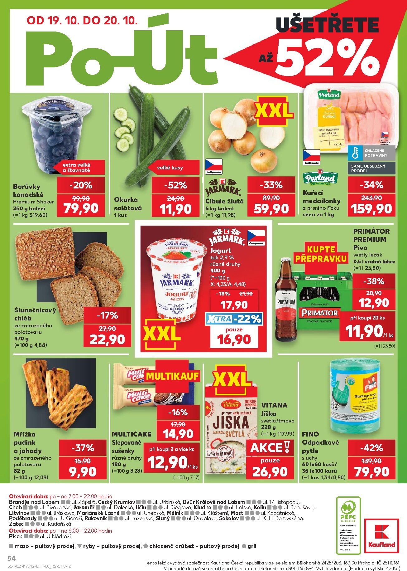 kaufland - Kaufland - Kolín leták na příští týden od středy 14.10.2026 do úterý 20.10.2026 - page: 54