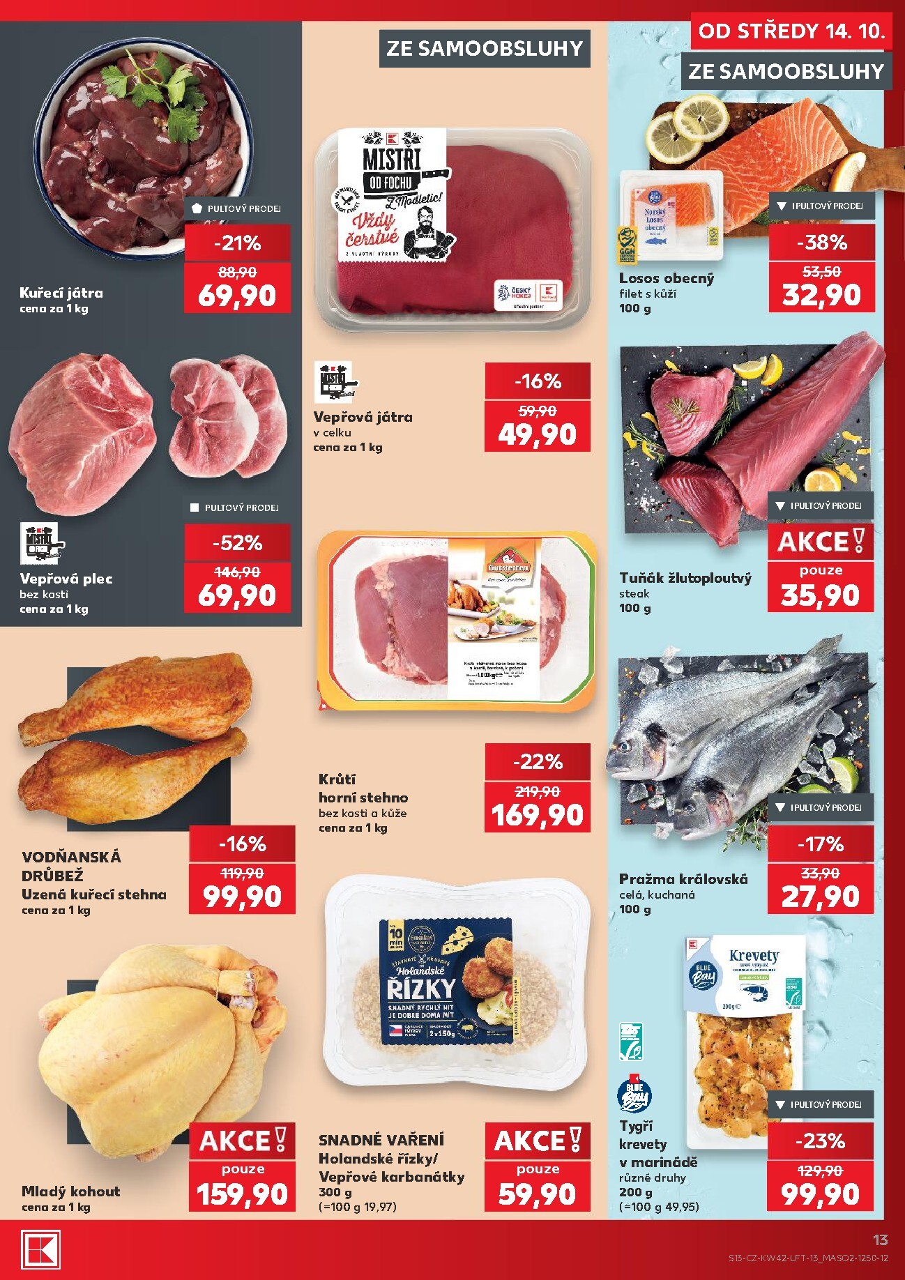 kaufland - Kaufland - Kolín leták na příští týden od středy 14.10.2026 do úterý 20.10.2026 - page: 13