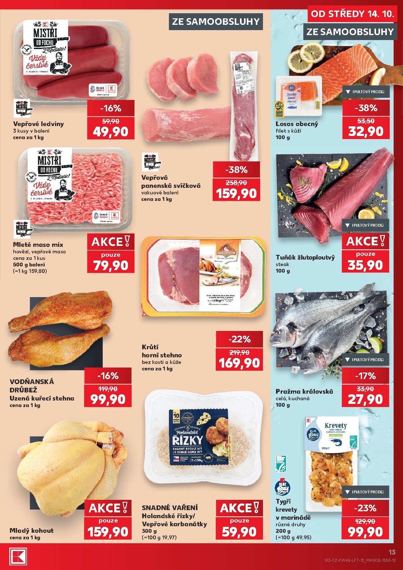 kaufland - Kaufland - Praha 4 leták na příští týden od středy 14.10.2026 do úterý 20.10.2026 - page: 13