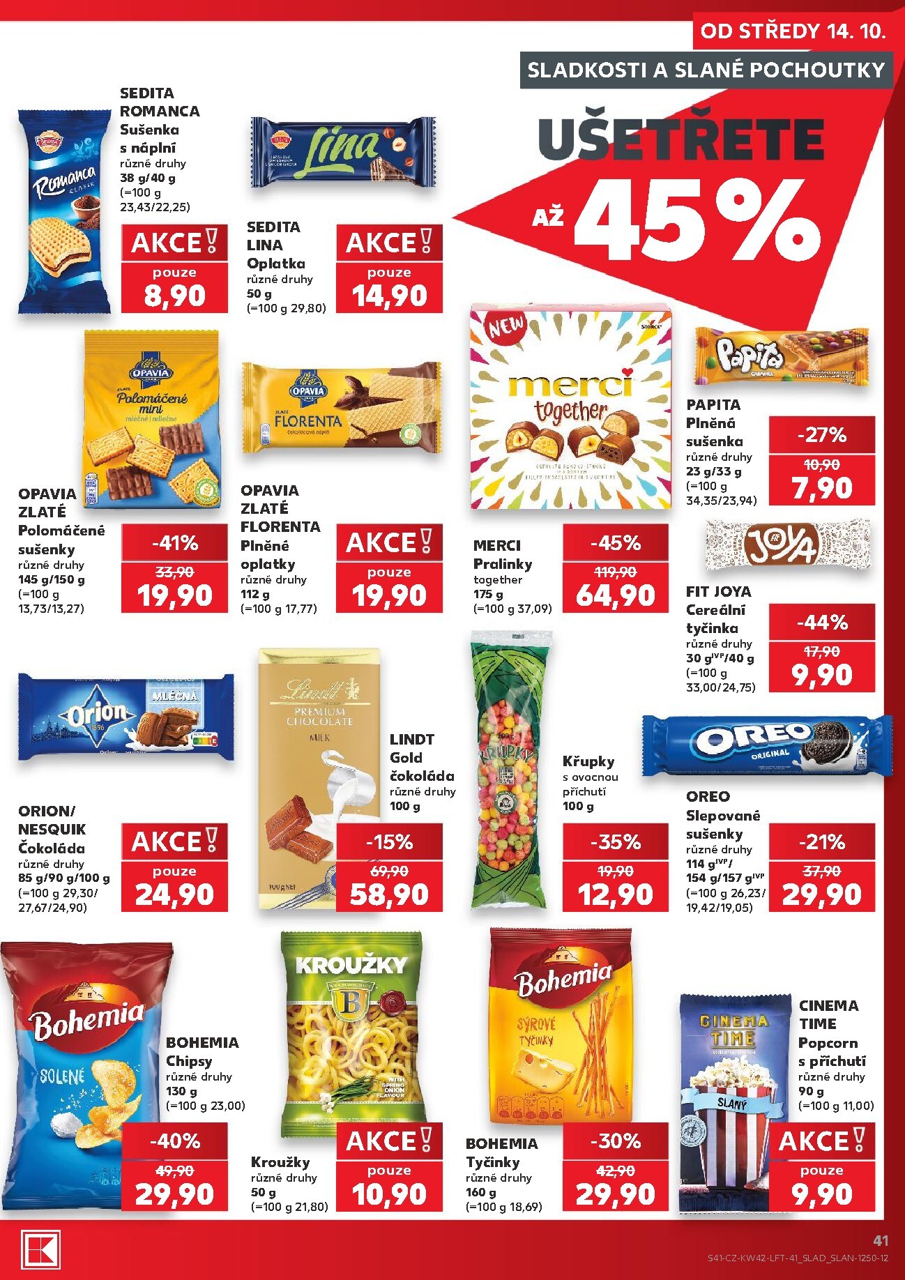 kaufland - Kaufland - Praha 4 leták na příští týden od středy 14.10.2026 do úterý 20.10.2026 - page: 41