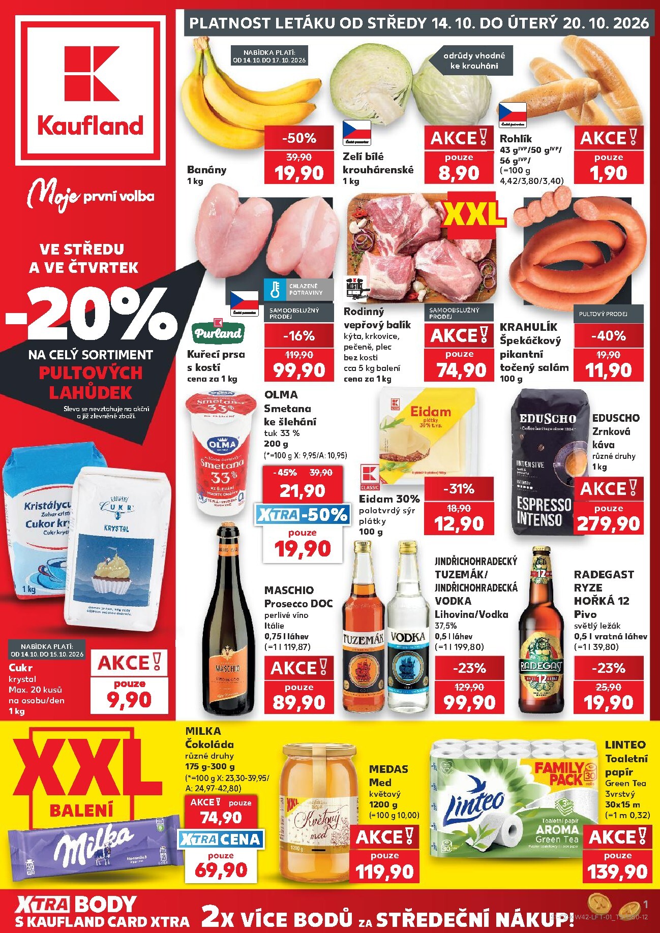 kaufland - Kaufland - Praha 4 leták na příští týden od středy 14.10.2026 do úterý 20.10.2026