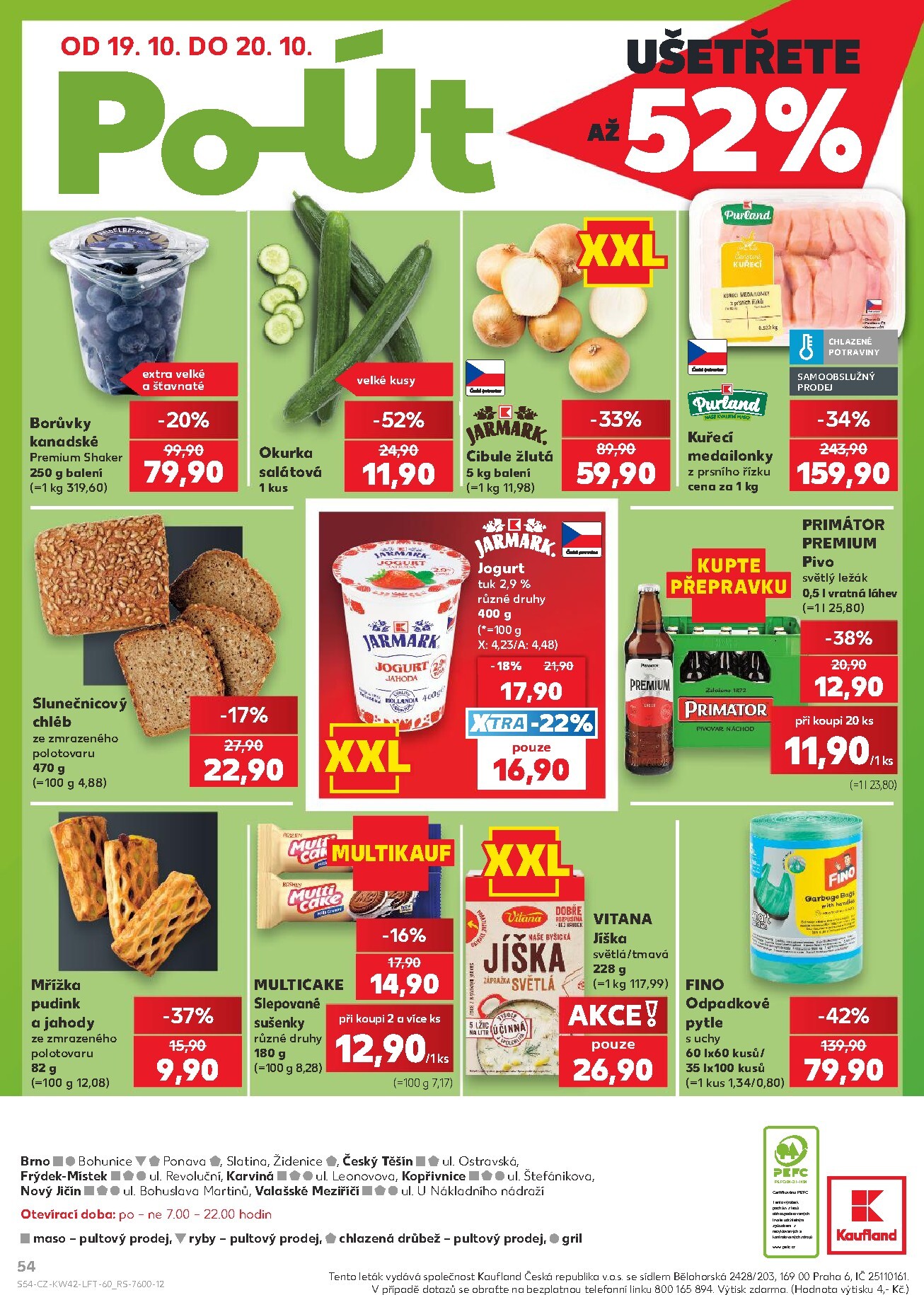 kaufland - Kaufland - Brno leták na příští týden od středy 14.10.2026 do úterý 20.10.2026 - page: 54
