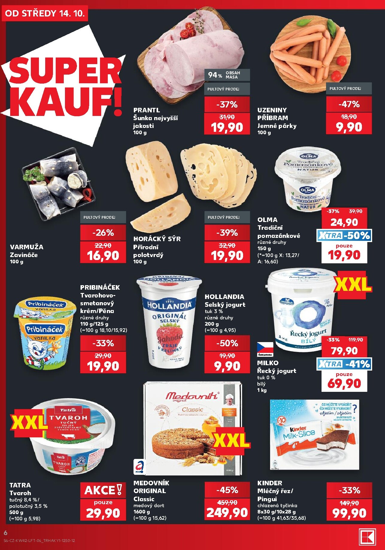 kaufland - Kaufland - Brno leták na příští týden od středy 14.10.2026 do úterý 20.10.2026 - page: 6