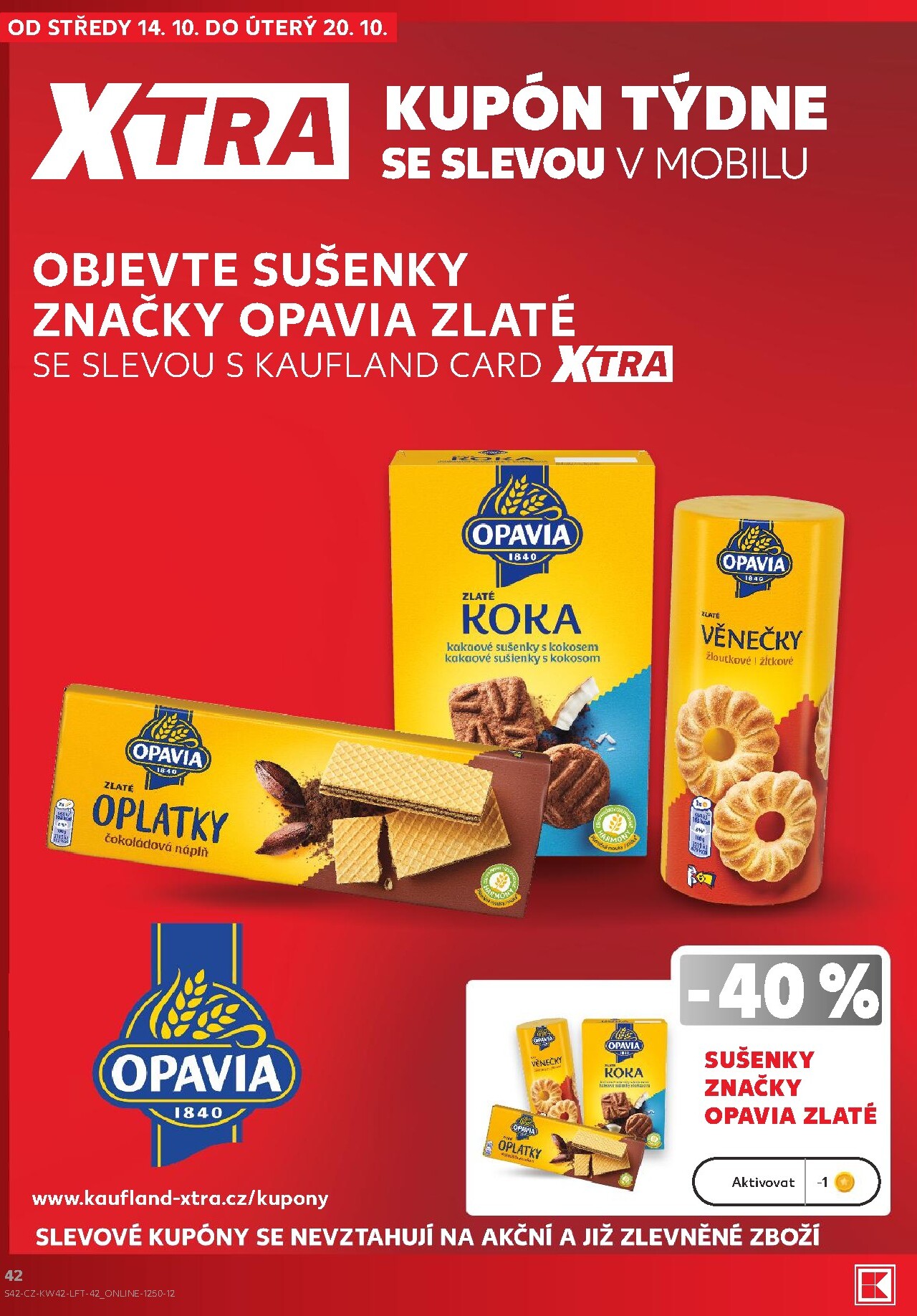 kaufland - Kaufland - Brno leták na příští týden od středy 14.10.2026 do úterý 20.10.2026 - page: 42